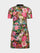 Draped Min Dress in Aster Fuchsia