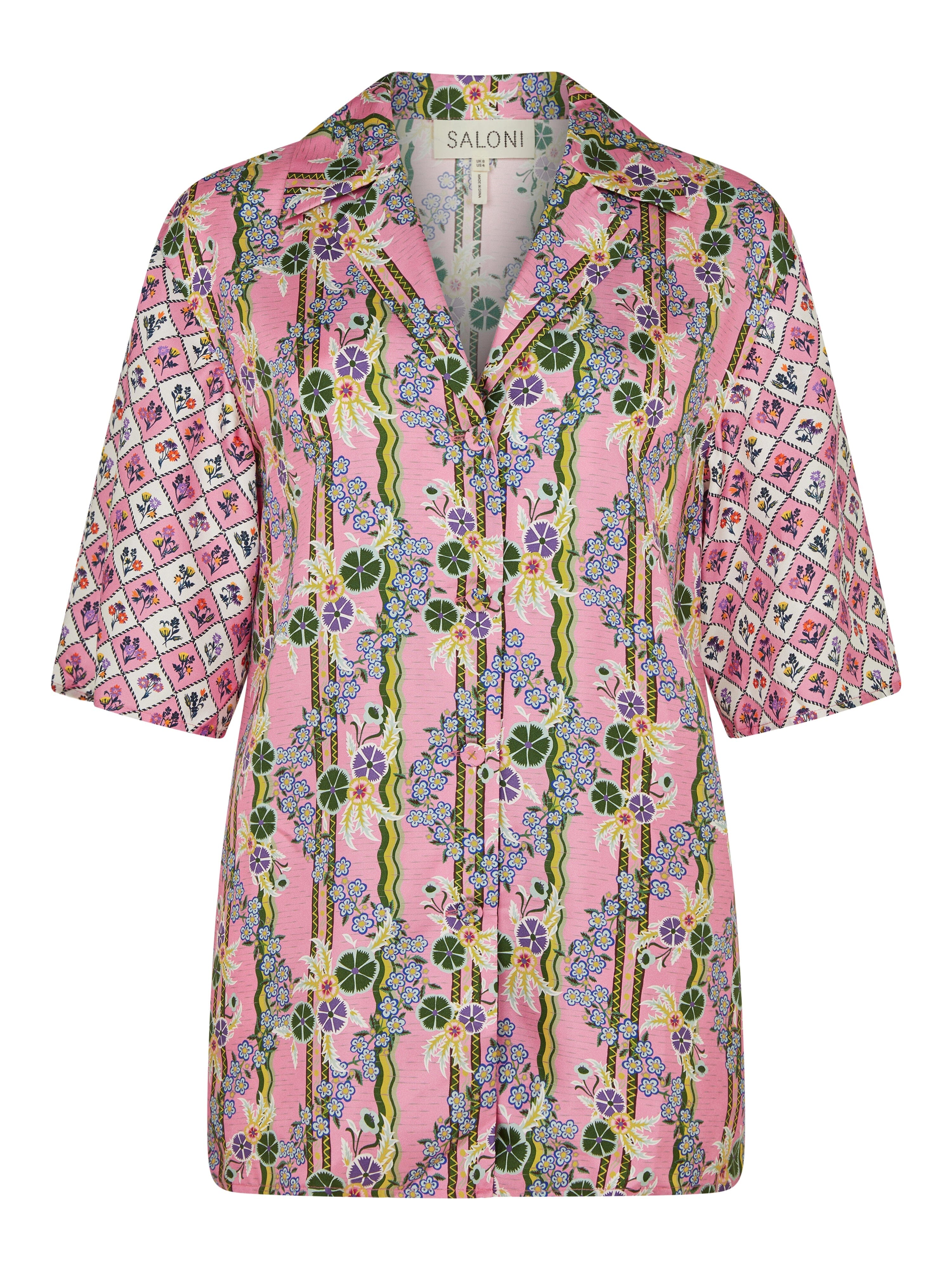 Dree Shirt in Verbena print