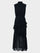 Fleur Ruffle Dress in Black