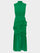 Fleur Ruffle Dress in Emerald Green
