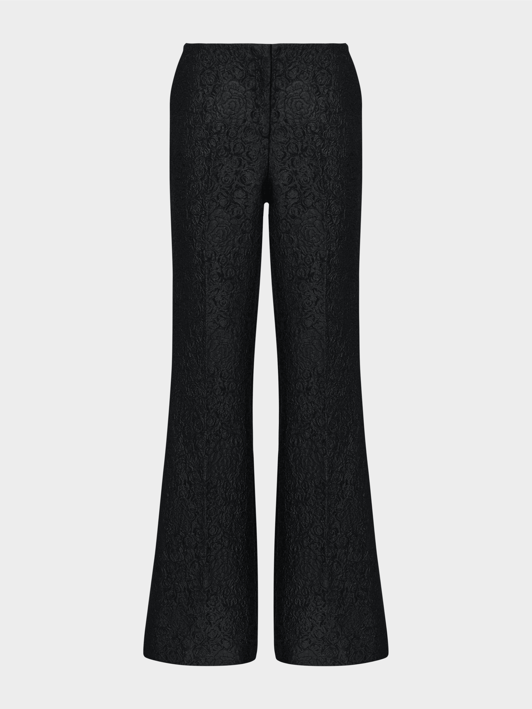 Flute B Trousers in Noir Rose