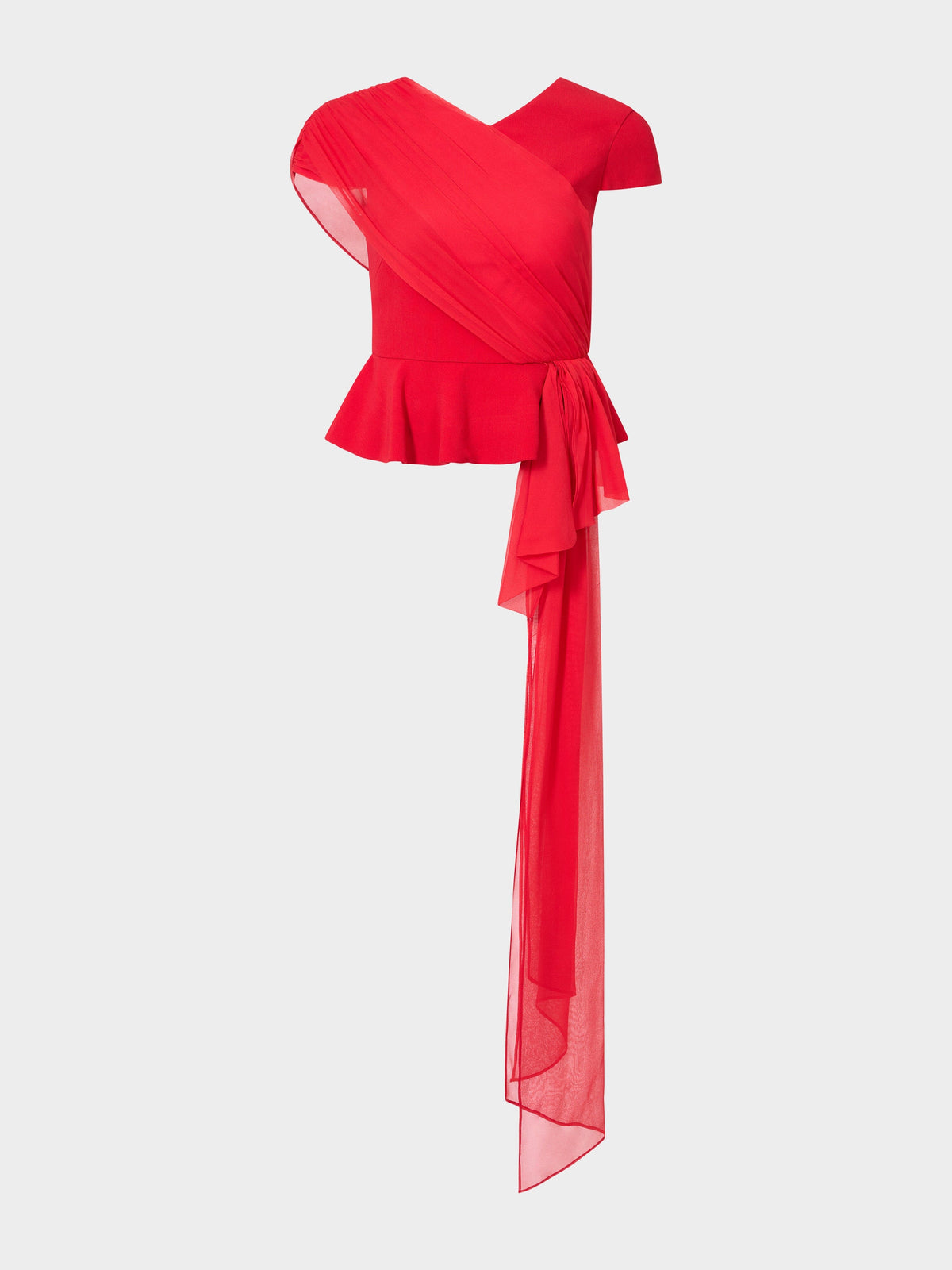 Frida Top in Scarlet