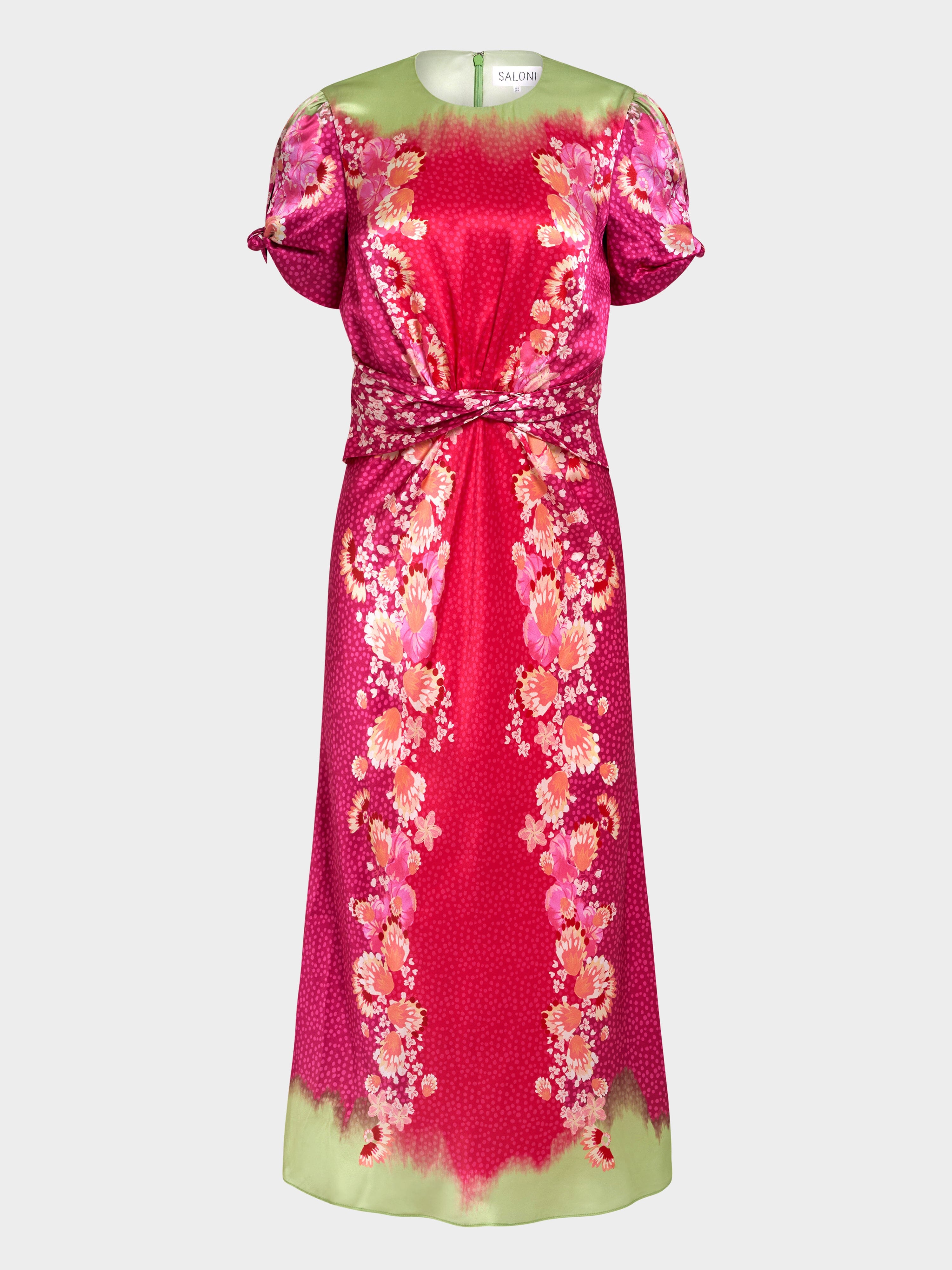 Gwen C Dress in Raspberry Blossom