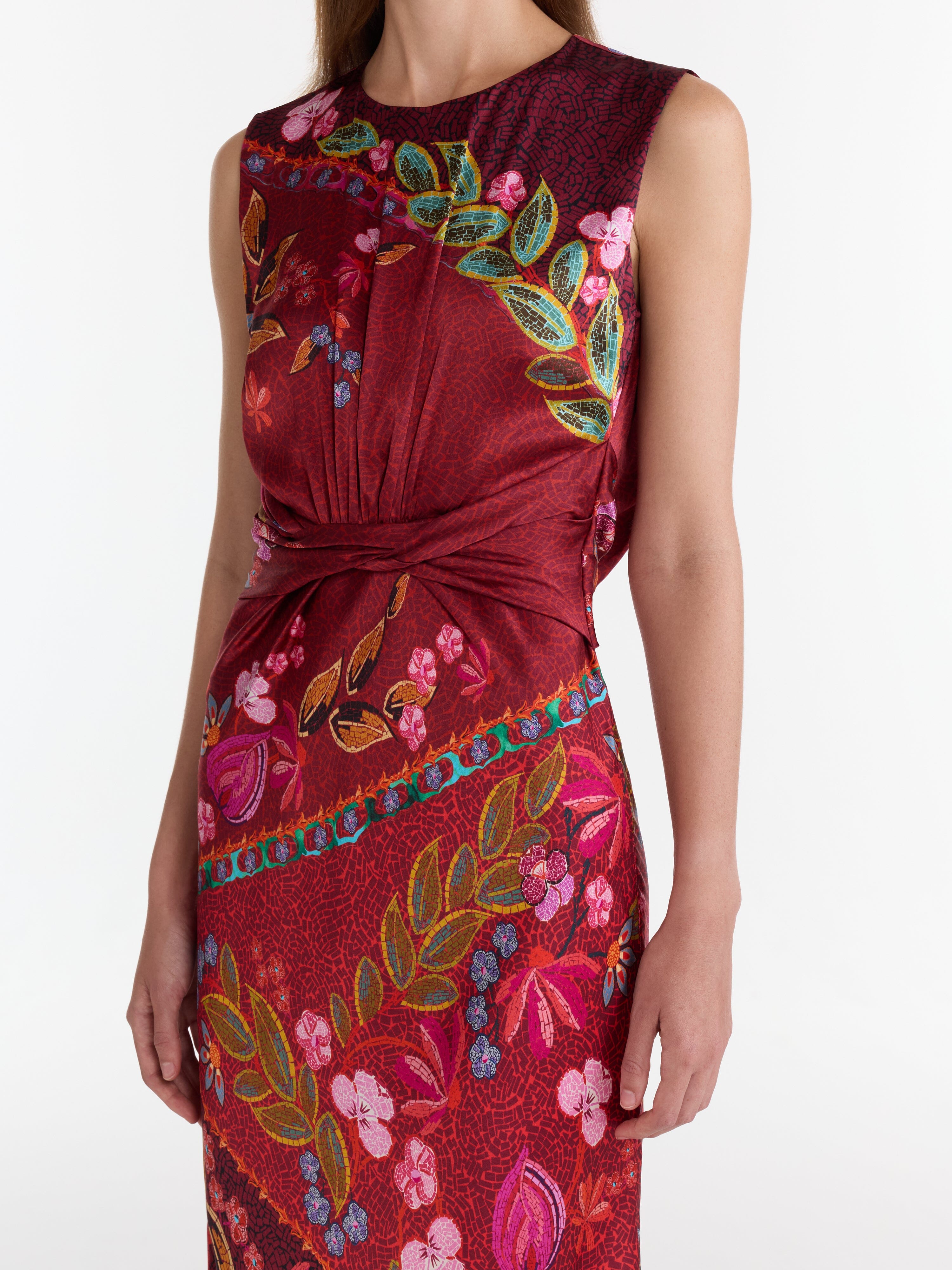 Gwen Dress in Garnet Terrazzo Gwen Dress in Garnet Terrazzo