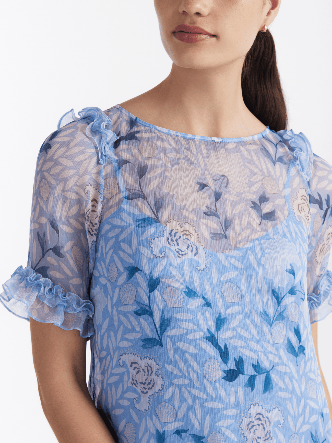 Load image into Gallery viewer, Thea Dress in Samphire Lapis
