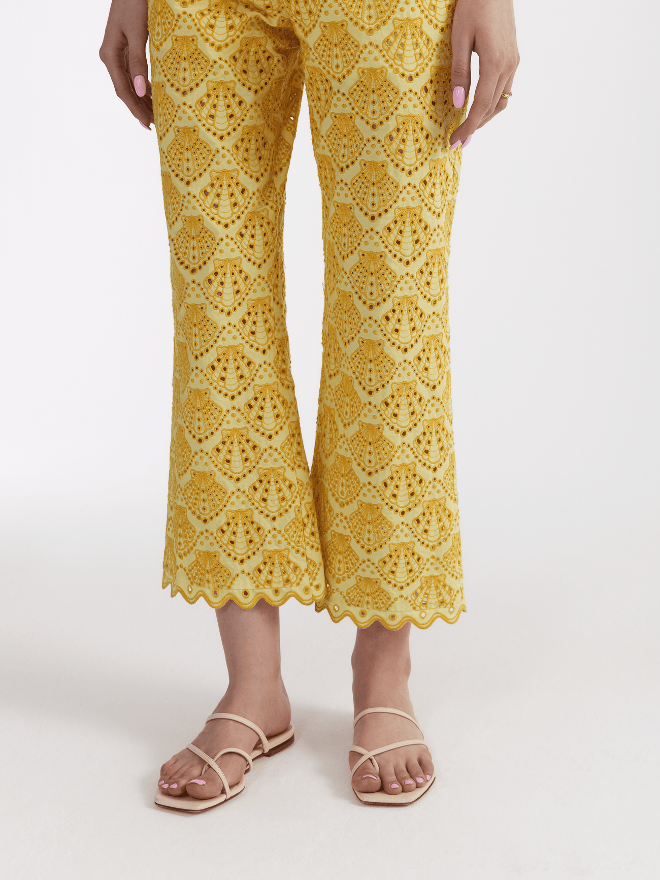 Load image into Gallery viewer, Juli Cotton Jumpsuit in Lemonade Yellow