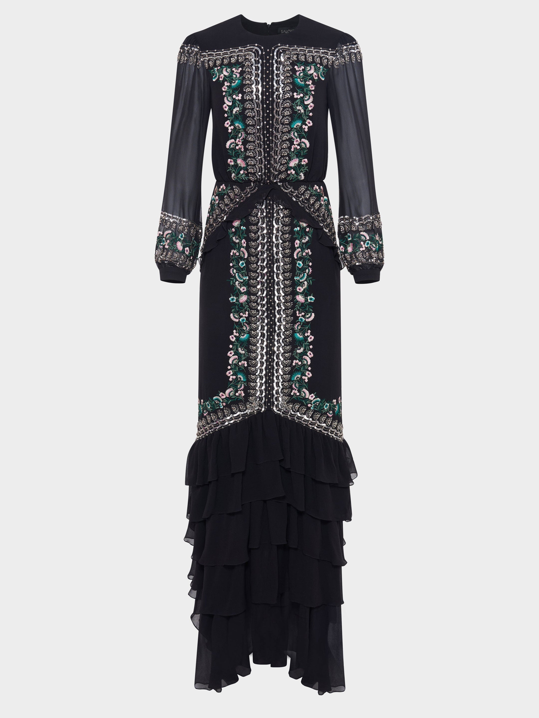 Iva Long Dress - Black