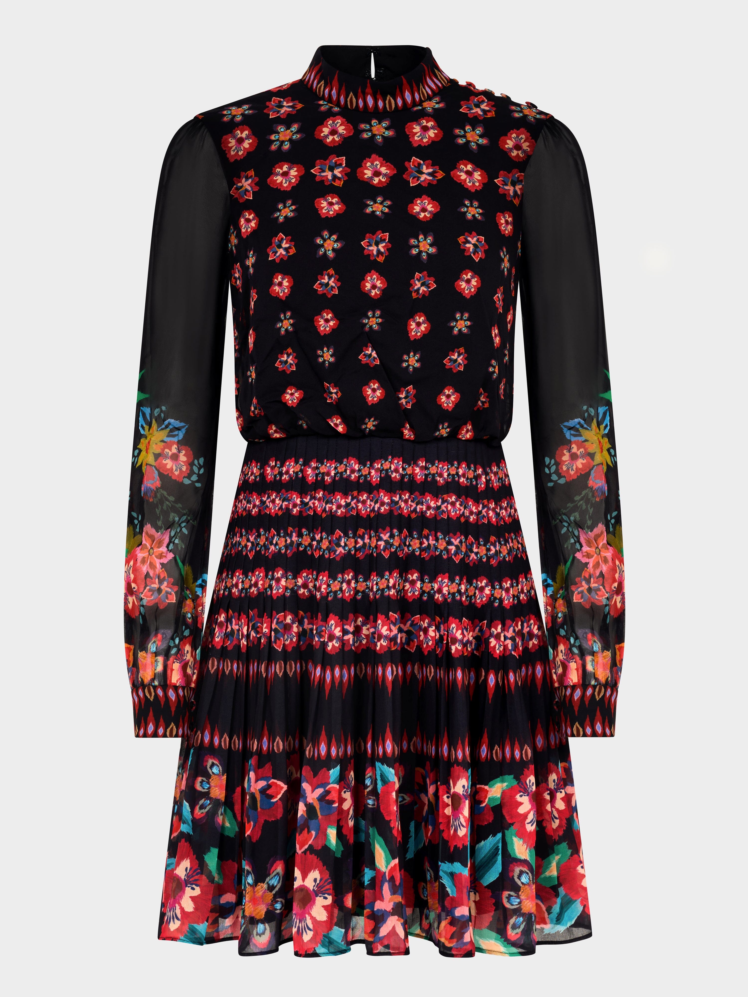 Isa Short Dress in Cordia Posey