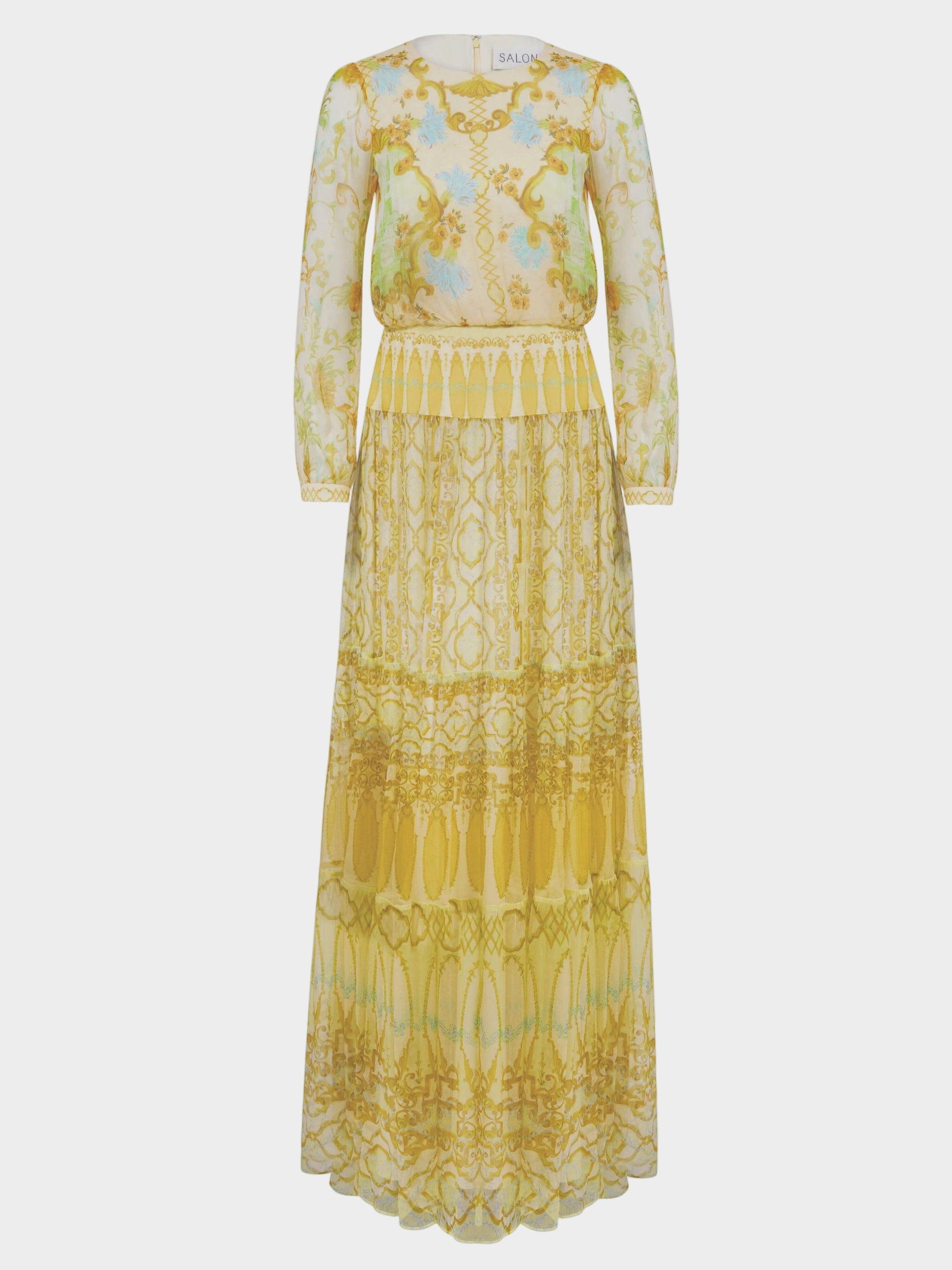 Isabel Long Dress in Mandevilla Vista