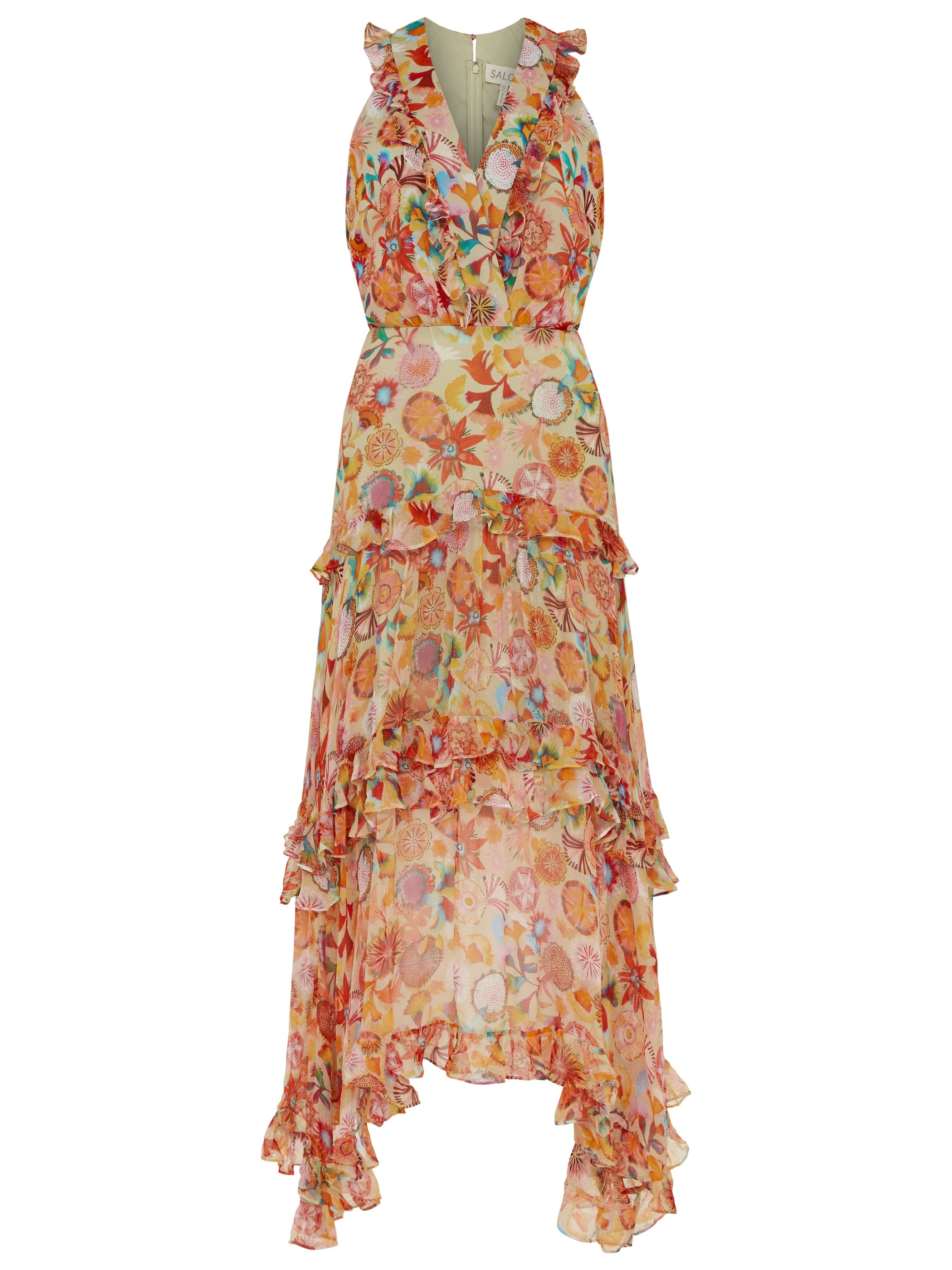 Jolie B Dress in Pistachio Adorning print
