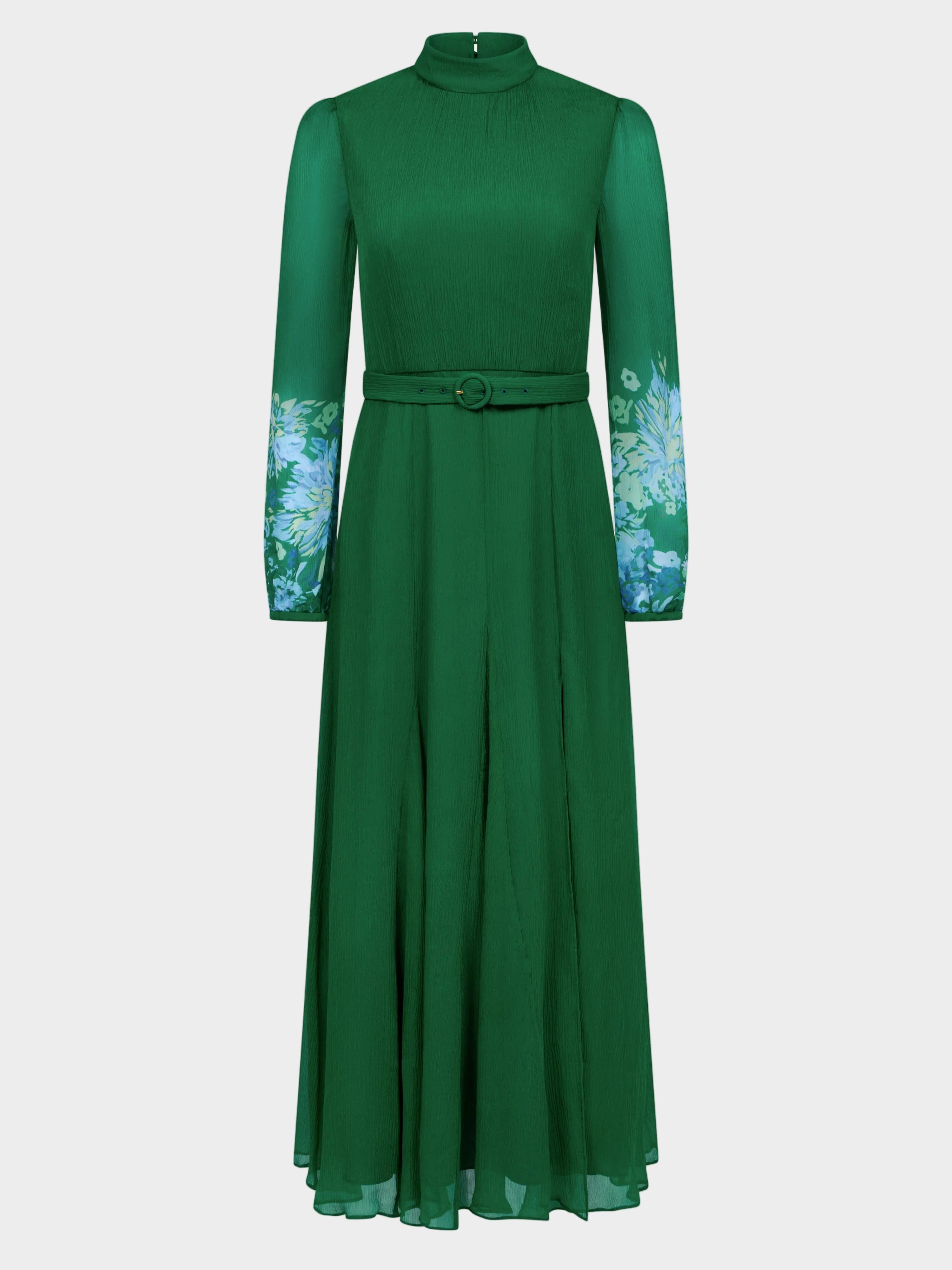 Jacqui D Dress in Chrystanthemum Border