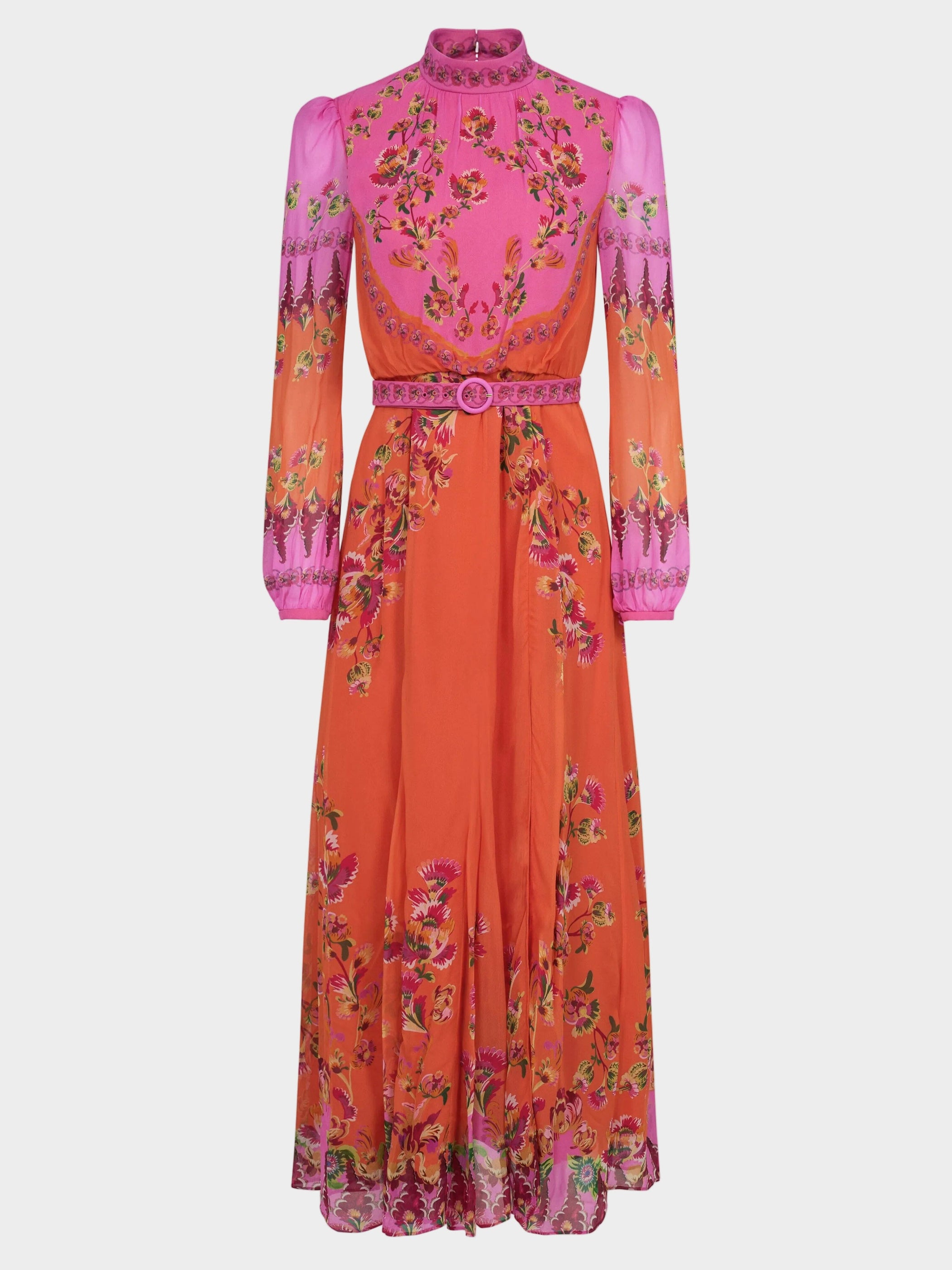 Jacqui D Dress in Saffier Tangerine