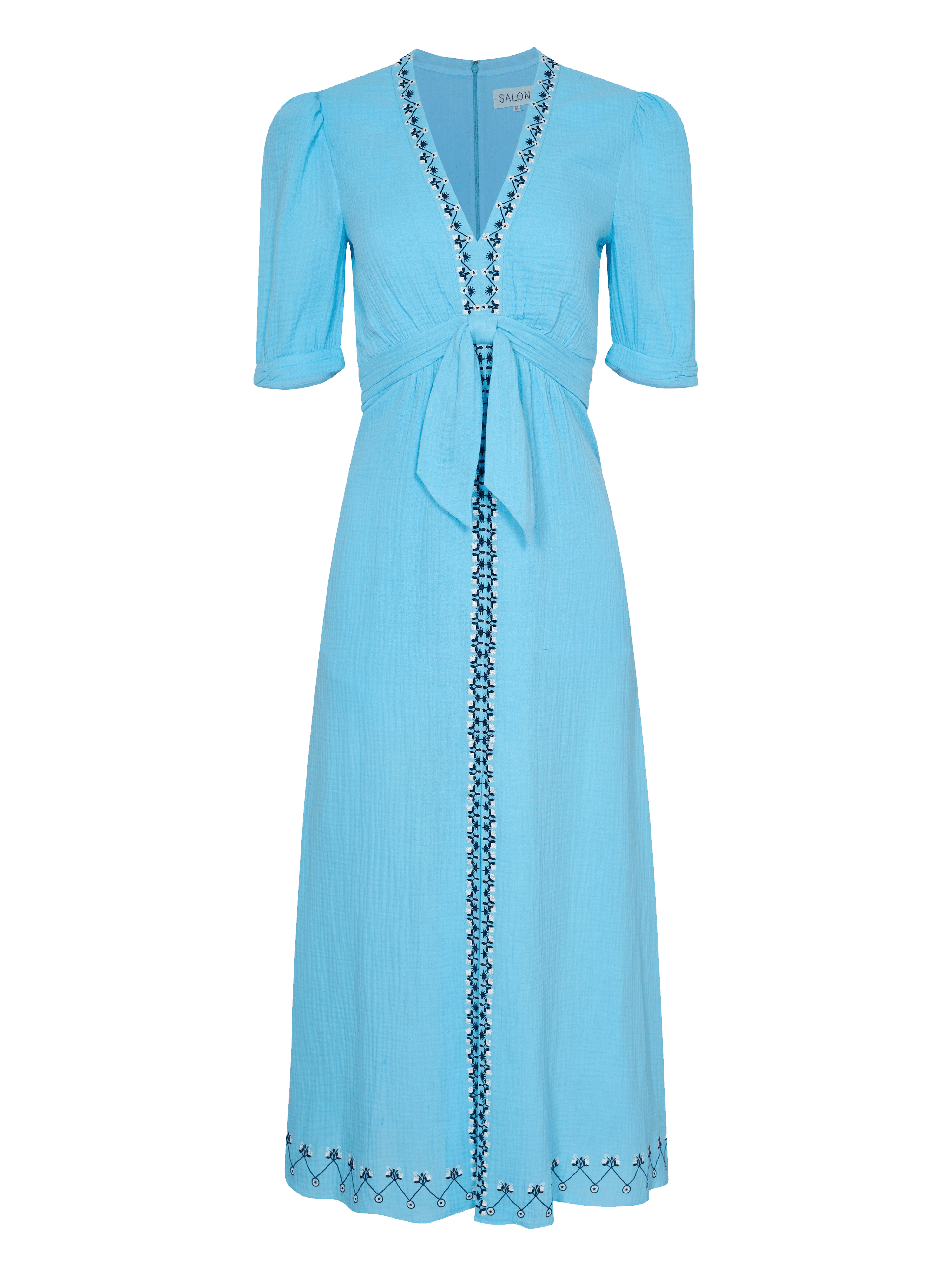 Jamie Tie B Dress in Cloud Blue