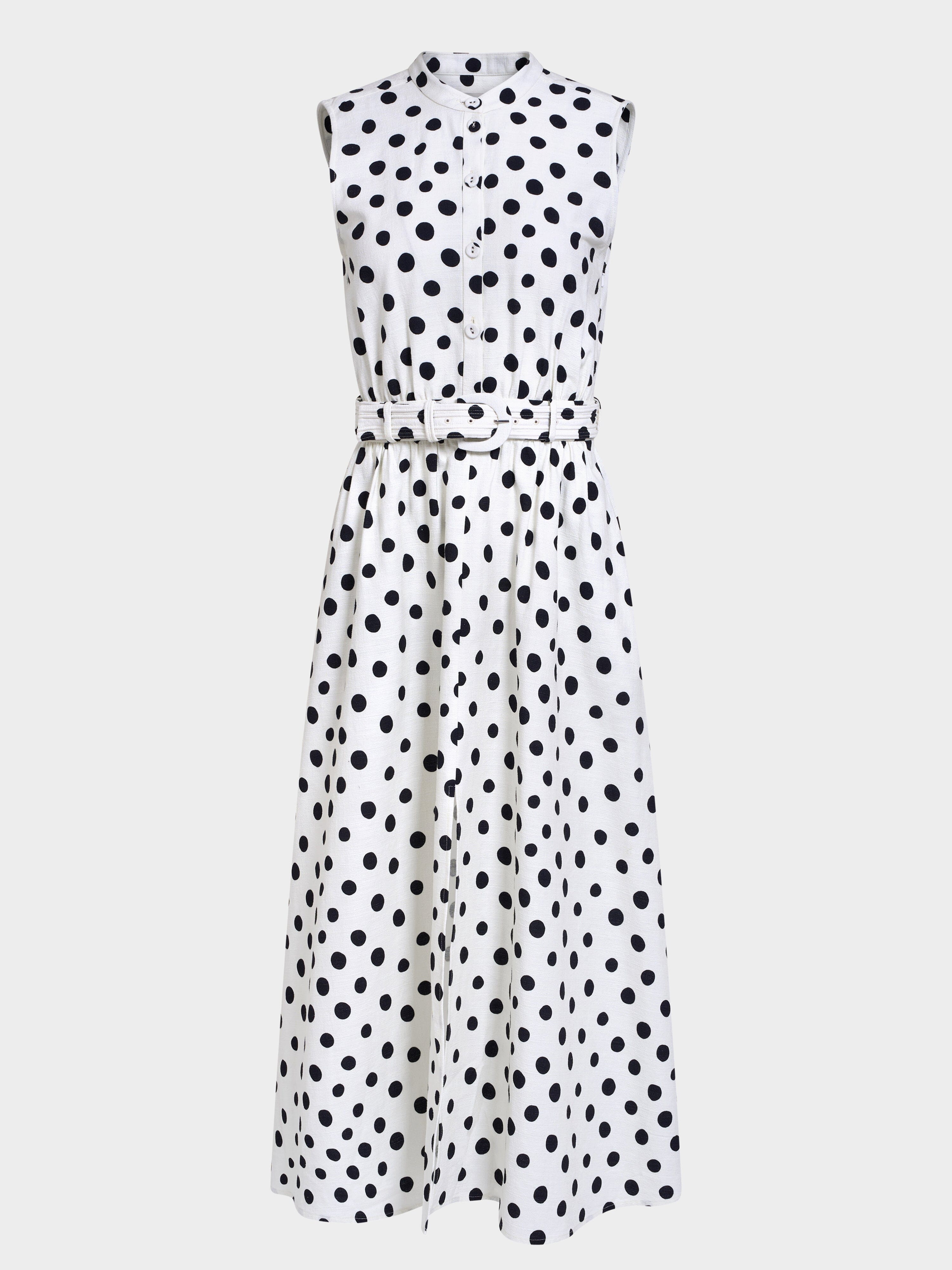 Jill Dress in Tusk Polka