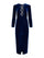 Jinx C Dress in Navy Stars Embroidery