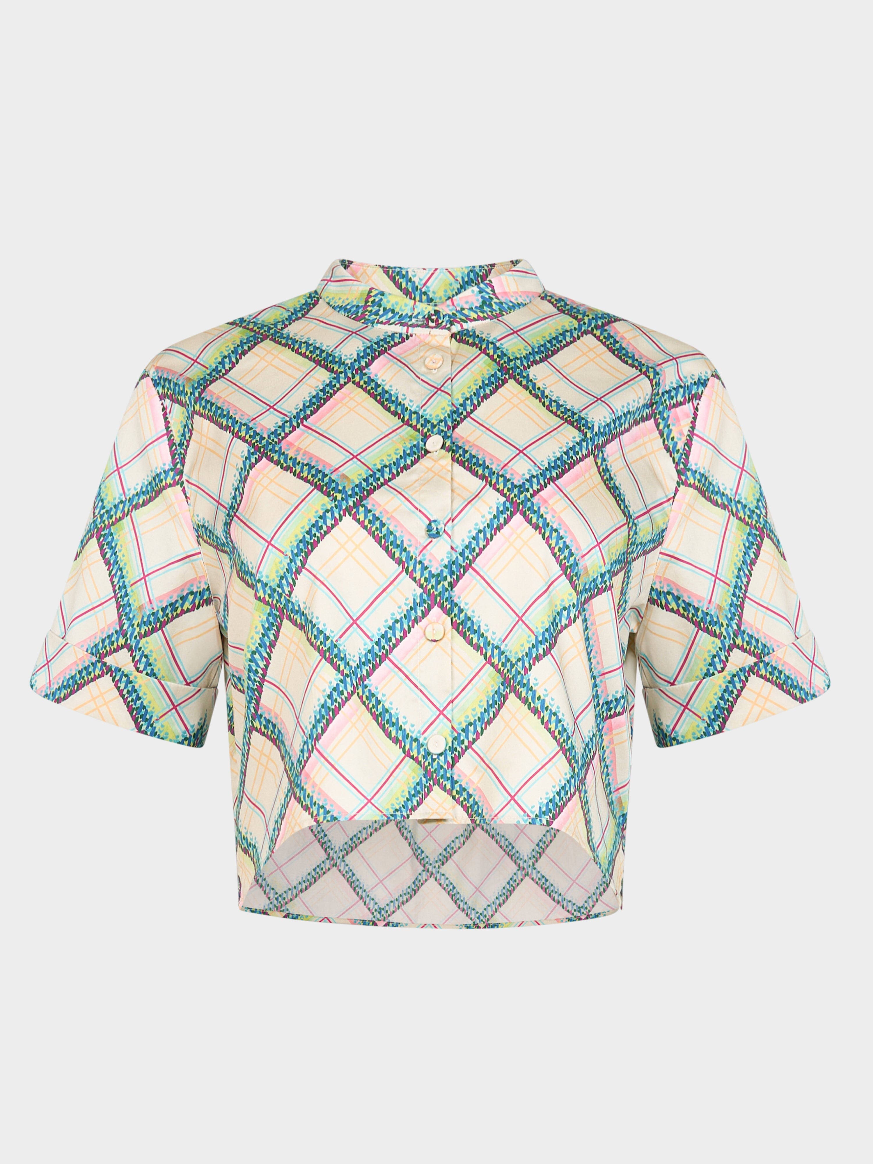 Jude B Shirt in Compass Check