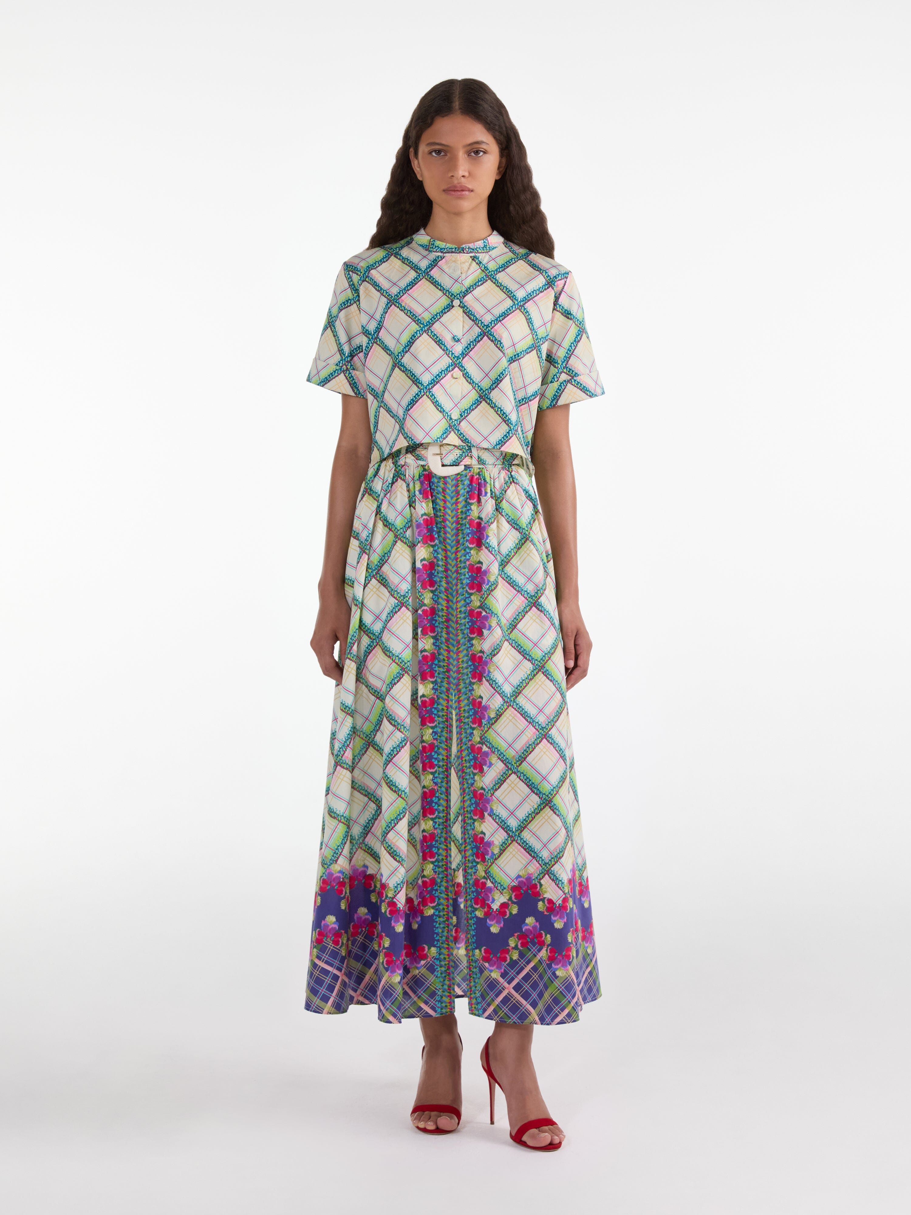 Jude B Shirt in Compass Check