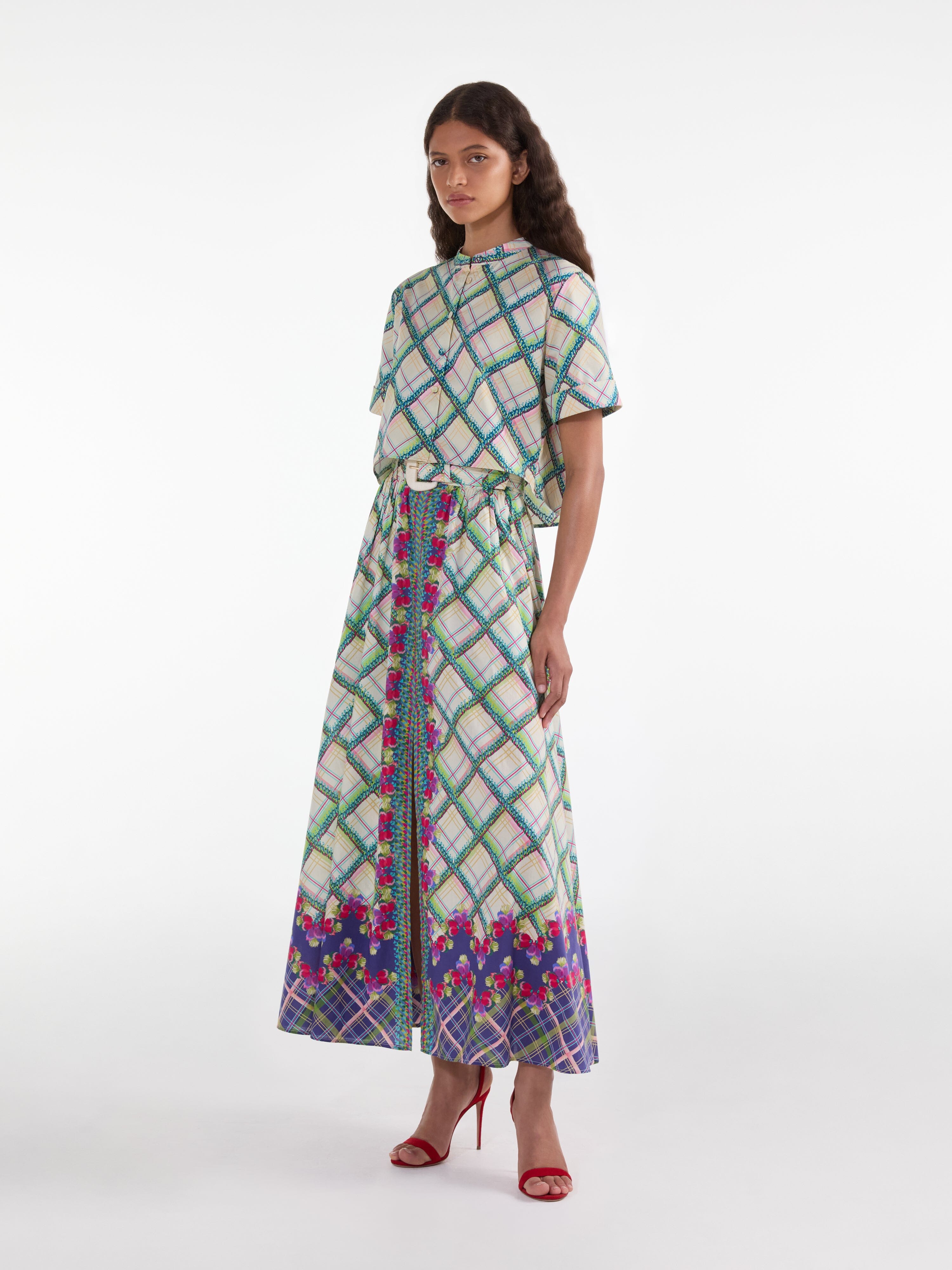 Jude B Shirt in Compass Check