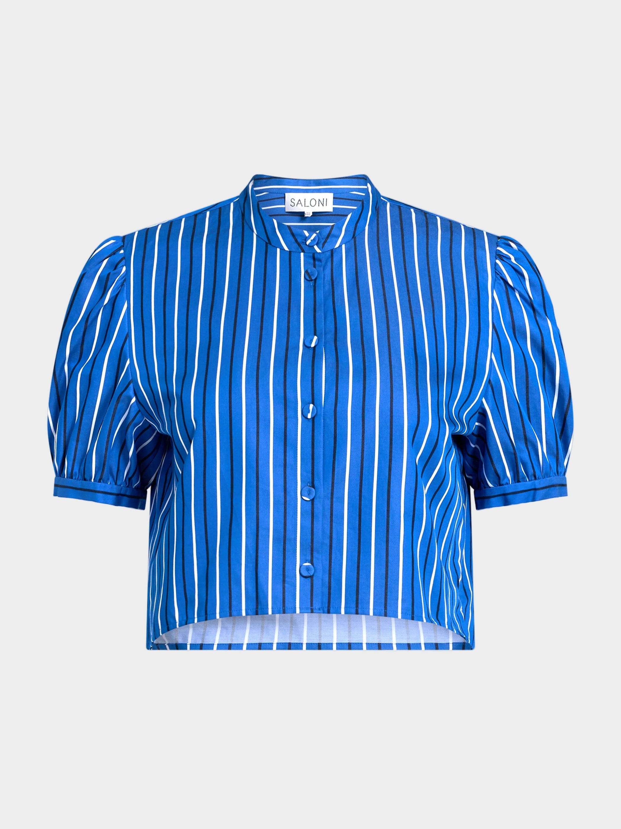 Jude C Shirt in Azure Stripe