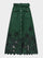 Kali Skirt in Pine Green Daisy Embroidery