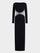 Karlie Long Dress in Black Silver Pearl