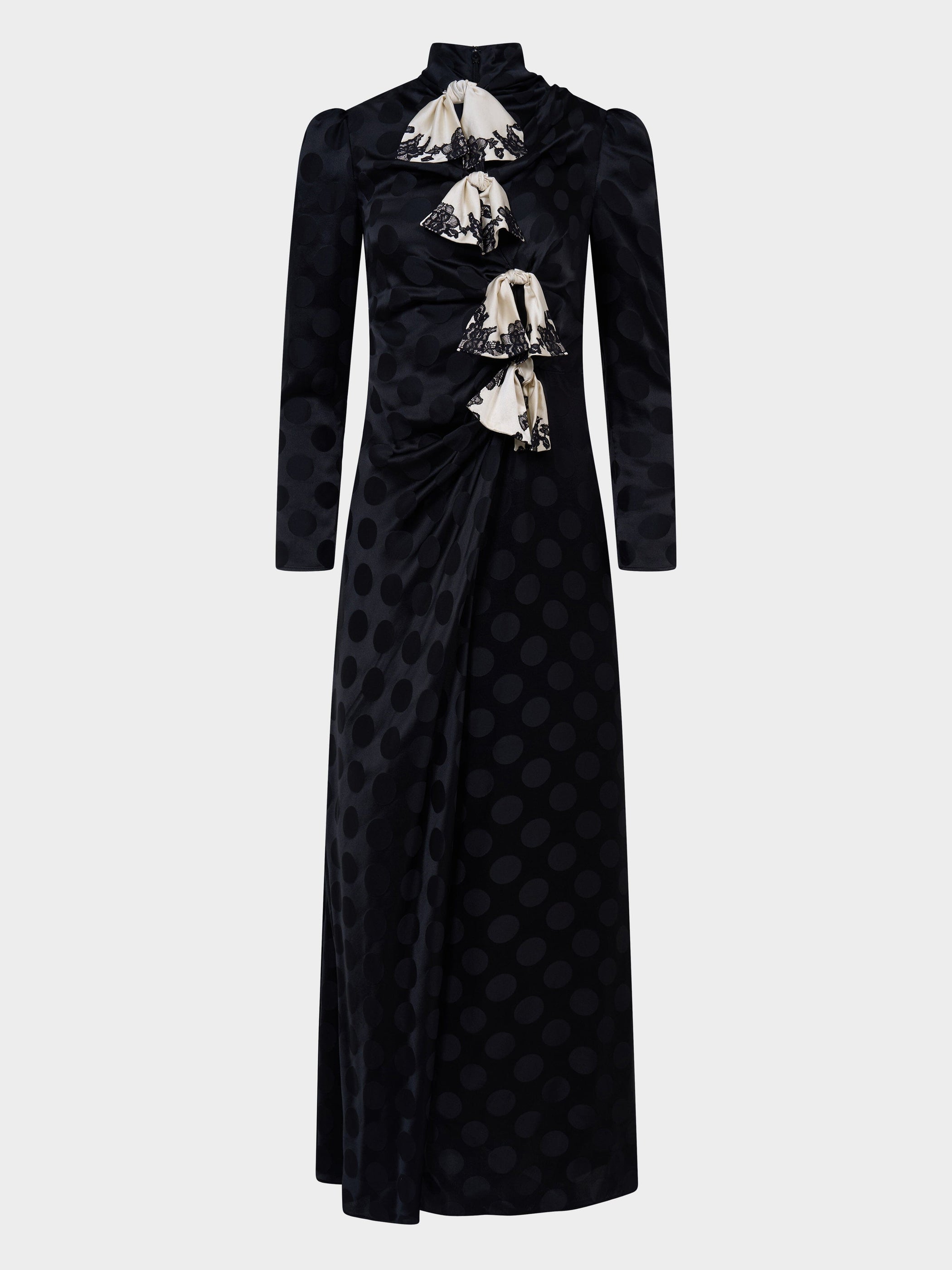 Kelly B Dress in Black Cascade Lace