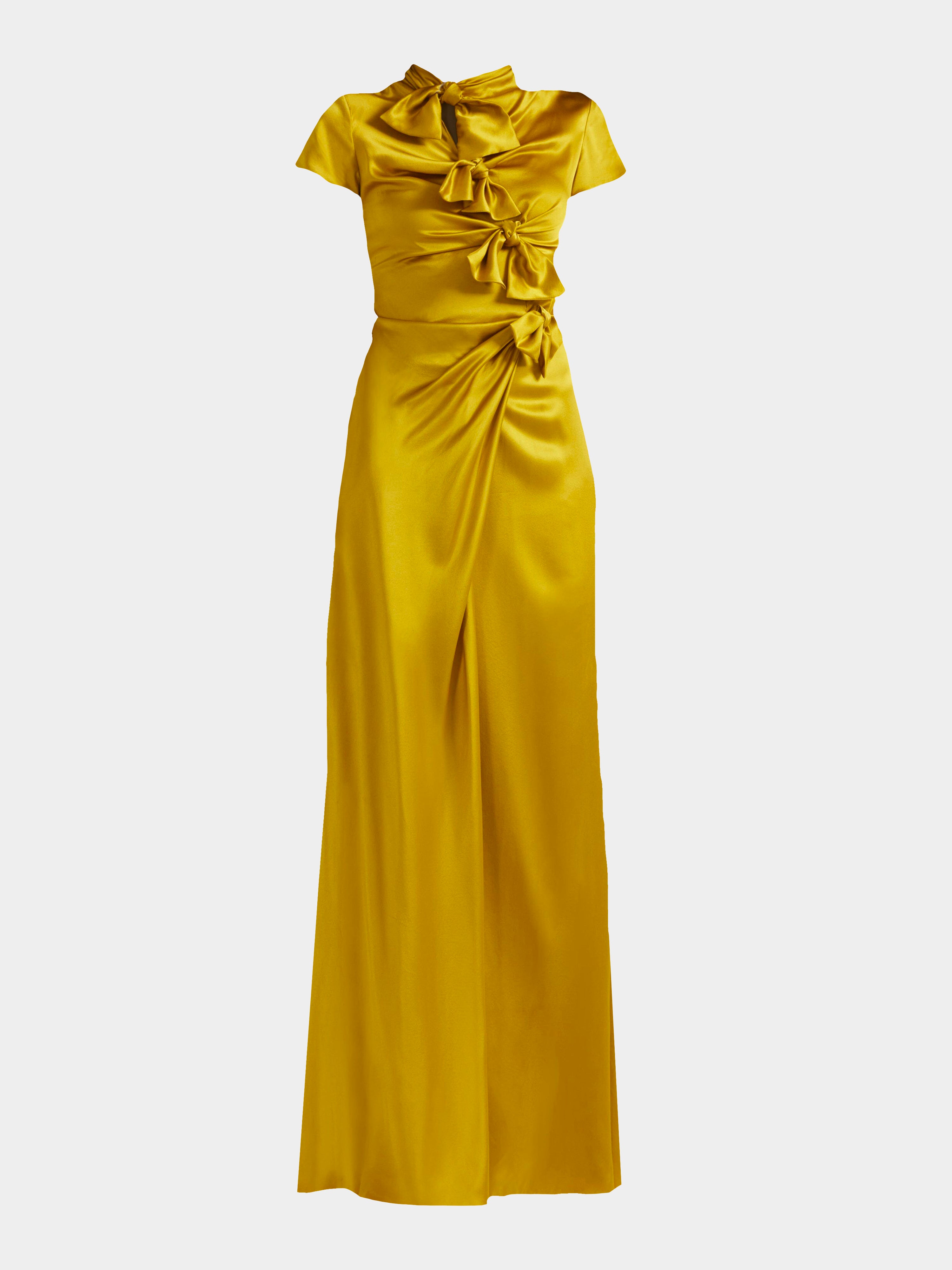 Kelly Long Dress in Gold