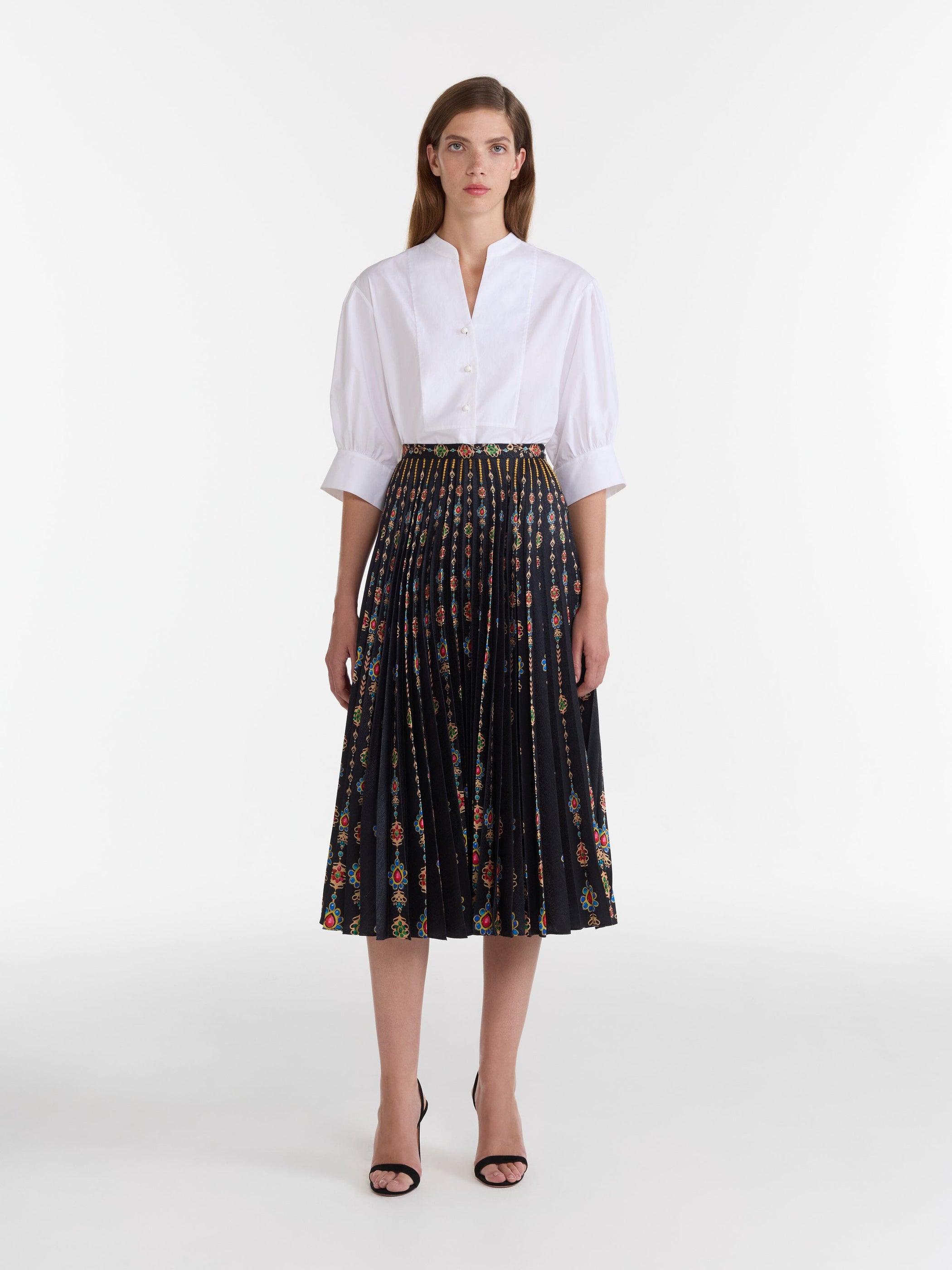 Kim Skirt in Pendant Stripe