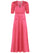 Lea Long B Dress in Punch Pink