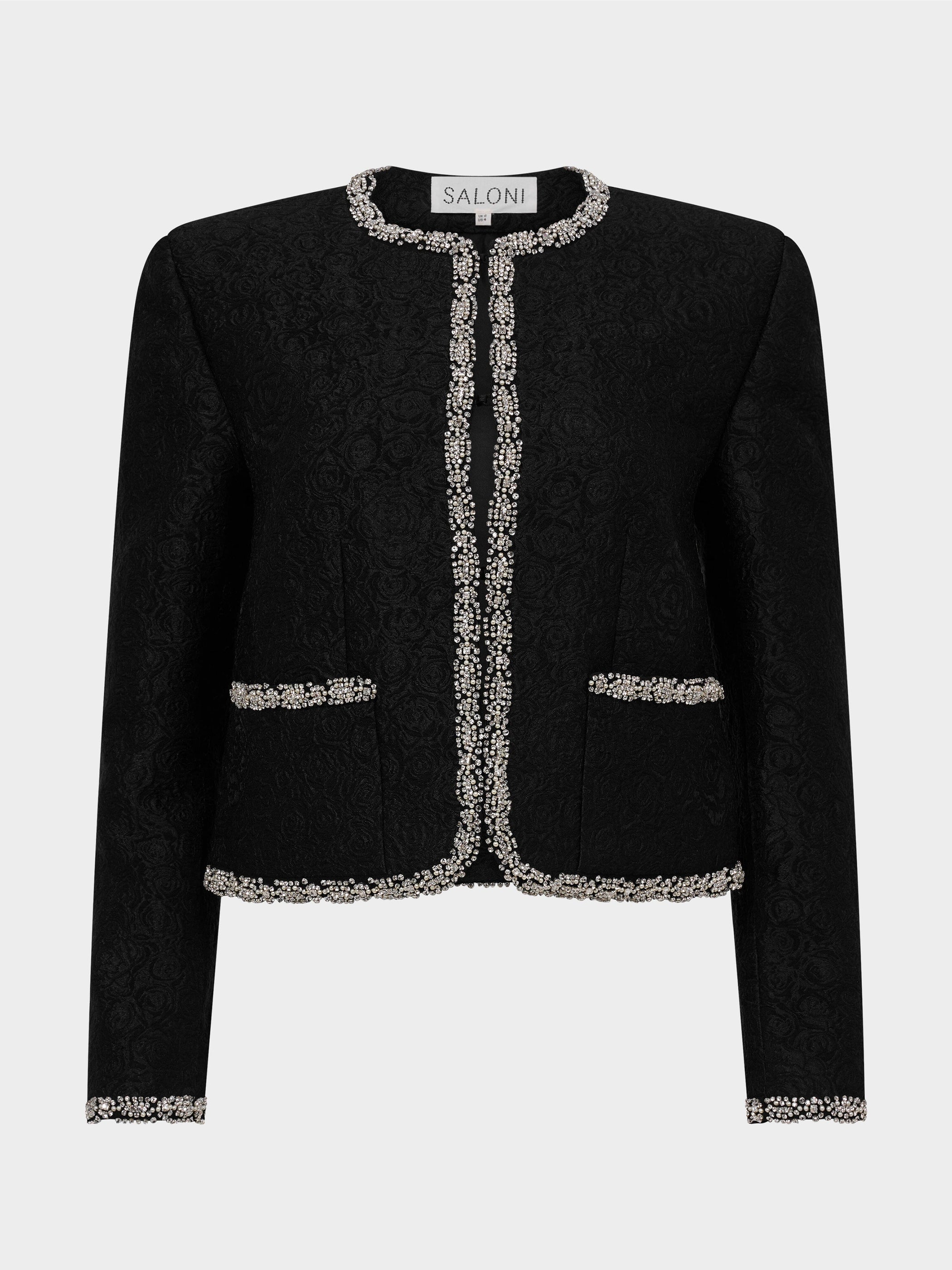 Luma Jacket in Noir Rose Crystal