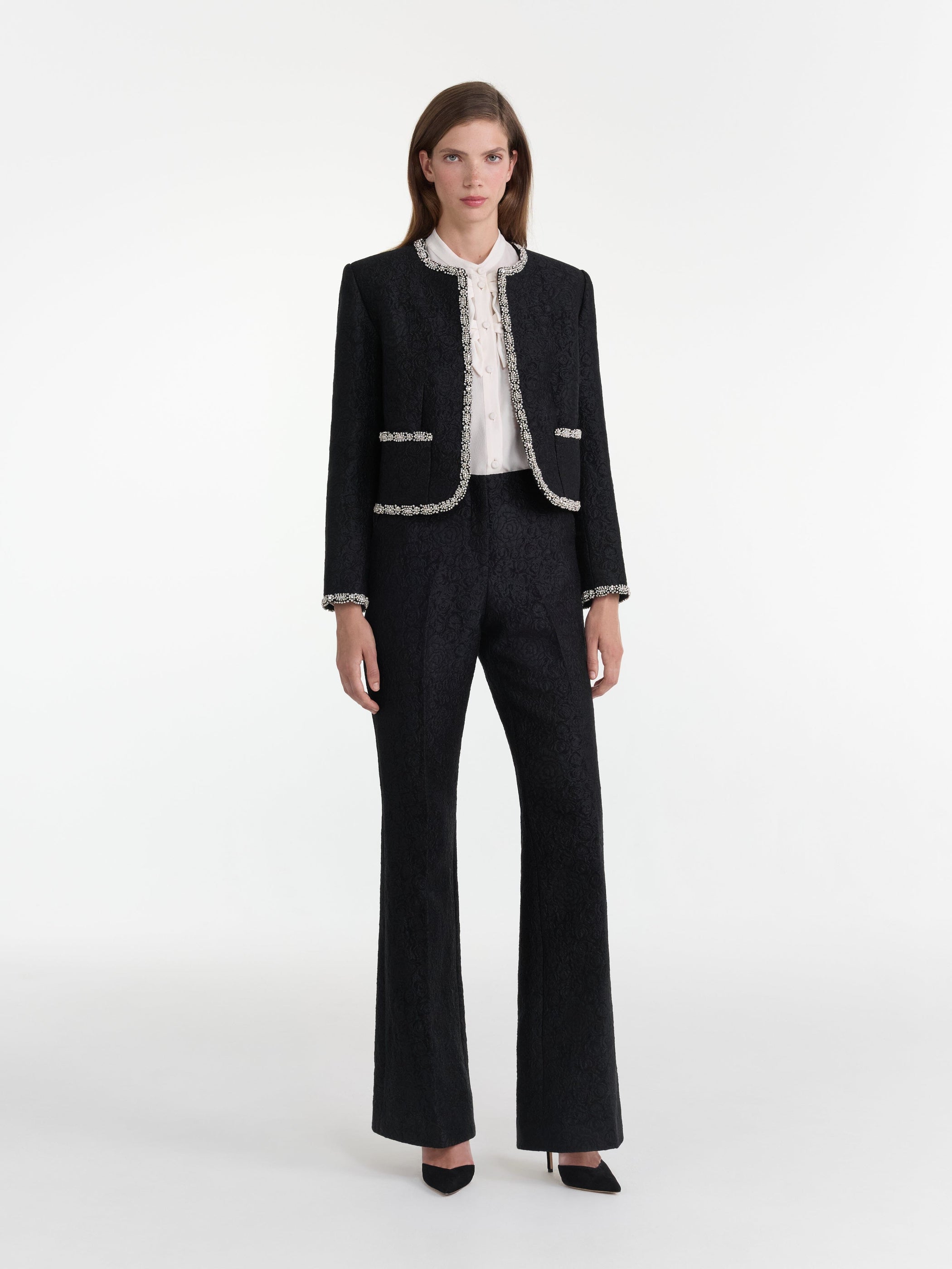 Luma Jacket in Noir Rose Crystal