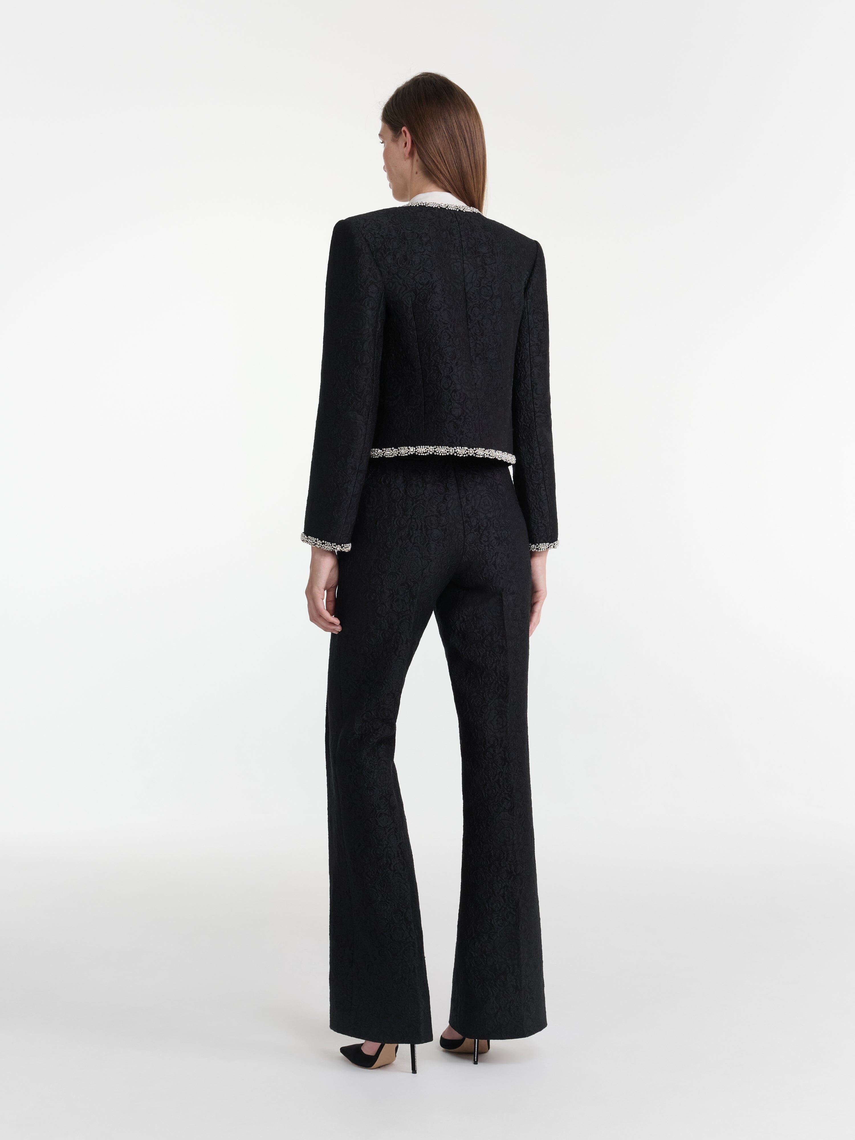 Luma Jacket in Noir Rose Crystal