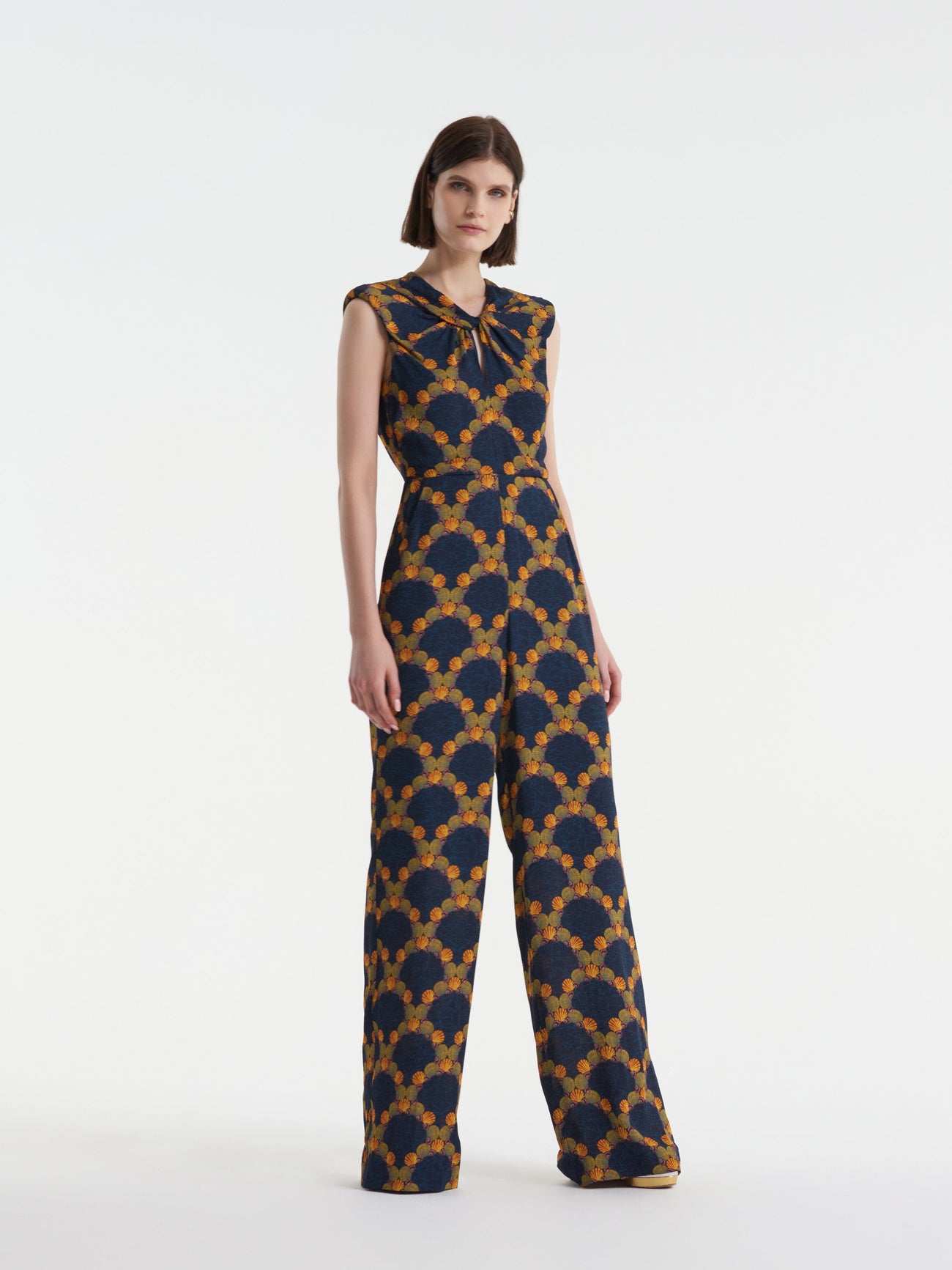 Load image into Gallery viewer, Claudia Jumpsuit in Marine Navy