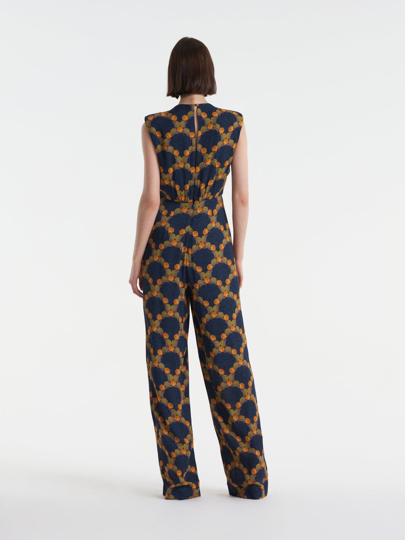 Load image into Gallery viewer, Claudia Jumpsuit in Marine Navy
