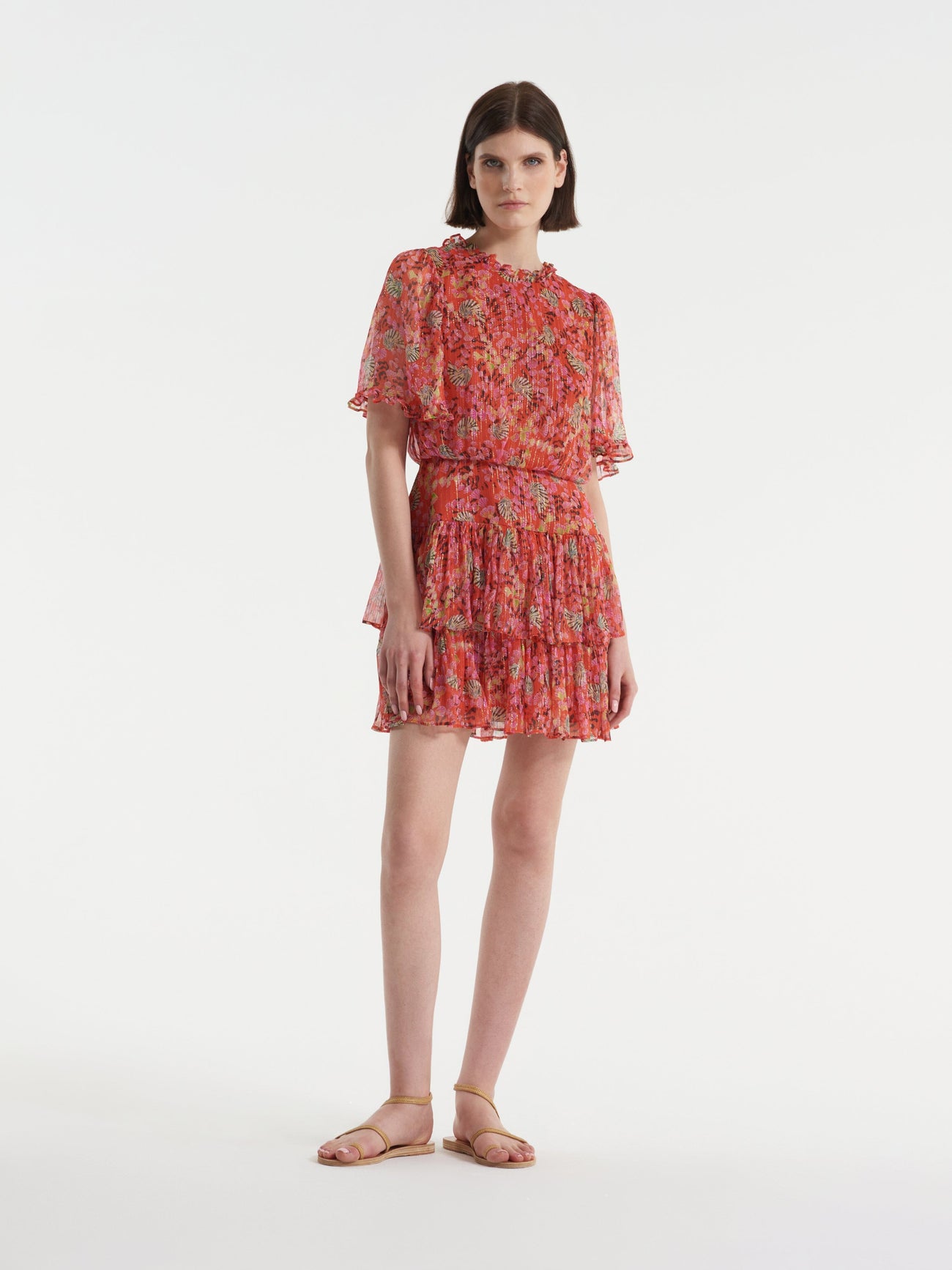 Load image into Gallery viewer, Ava D Dress in Sandstone Rouge