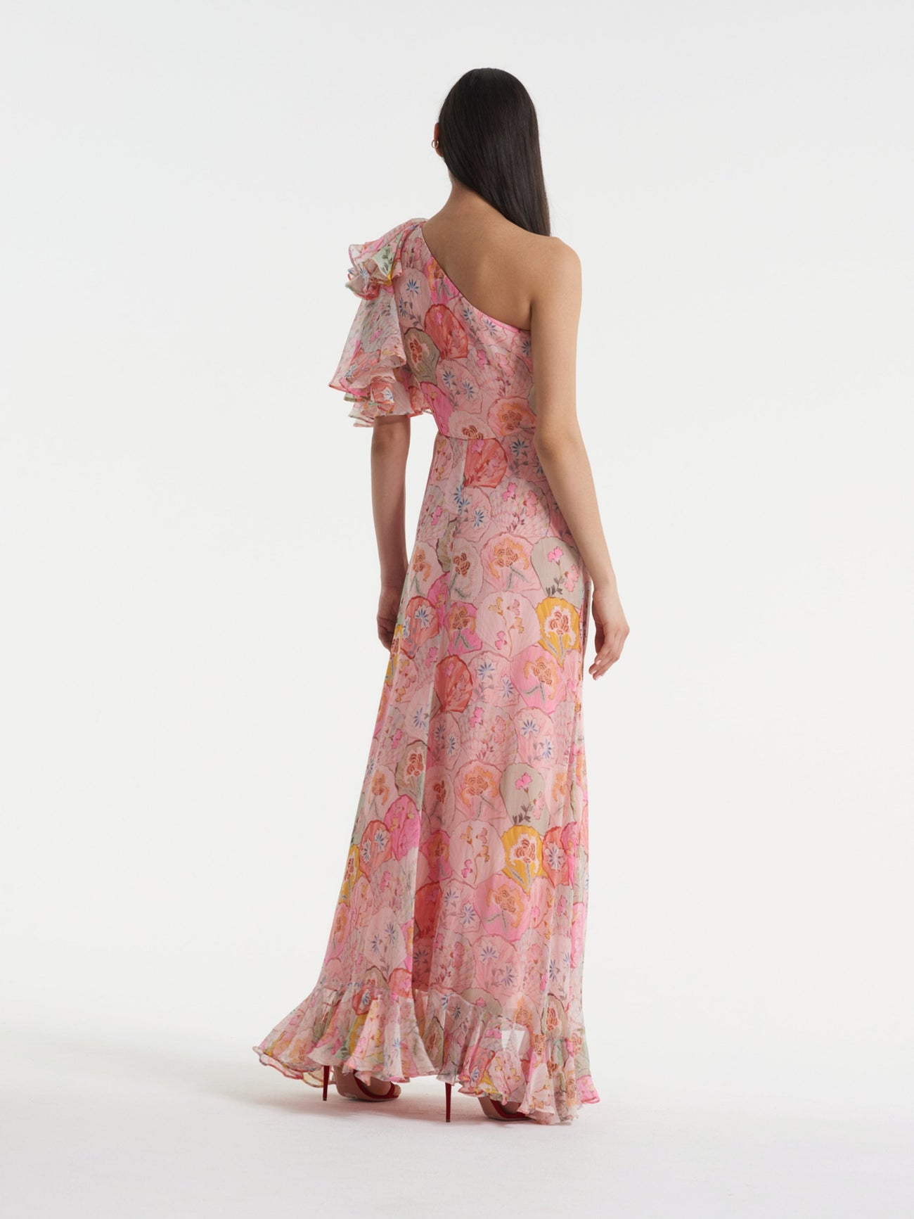 Load image into Gallery viewer, Danielle Dress in Atlantis Fuchsia