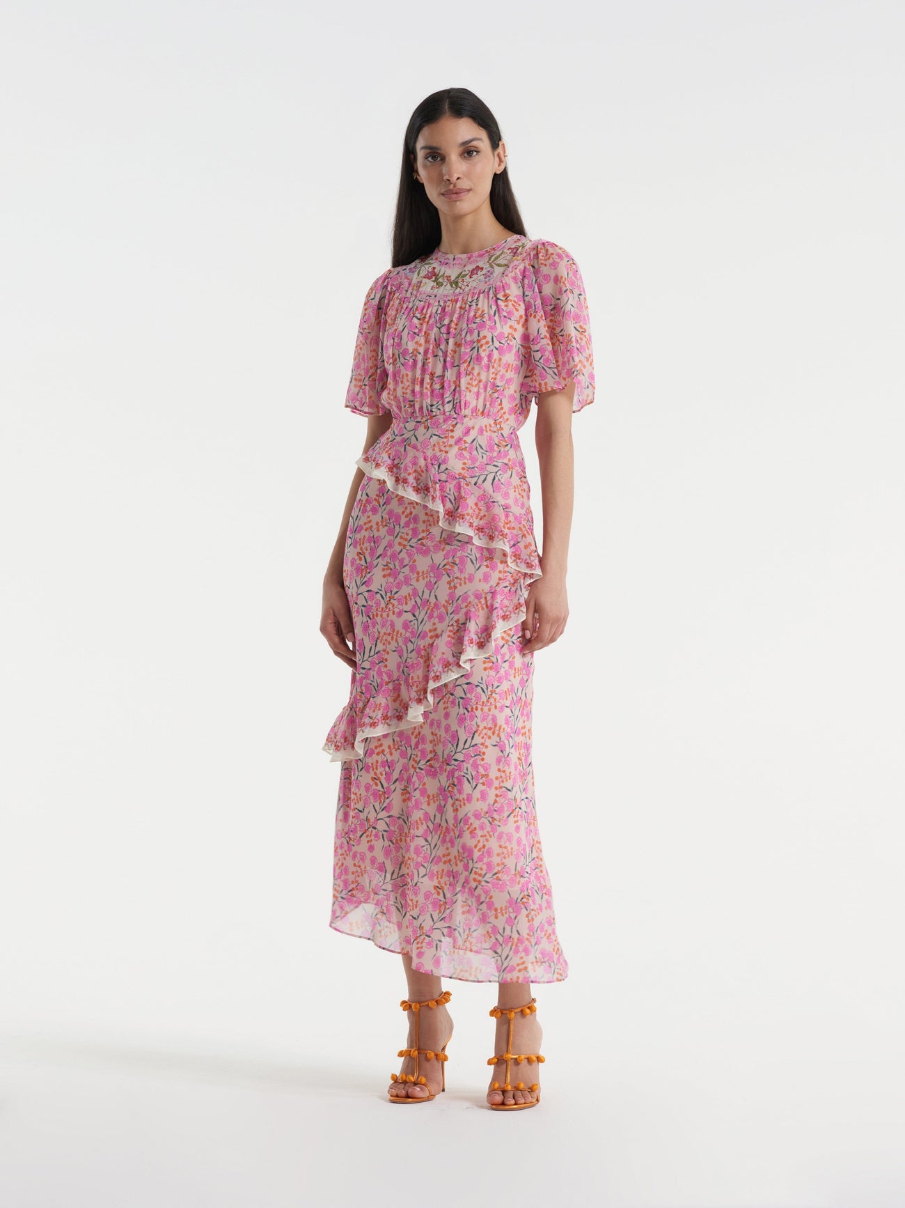 Load image into Gallery viewer, Vida B Dress in Samphire Coral