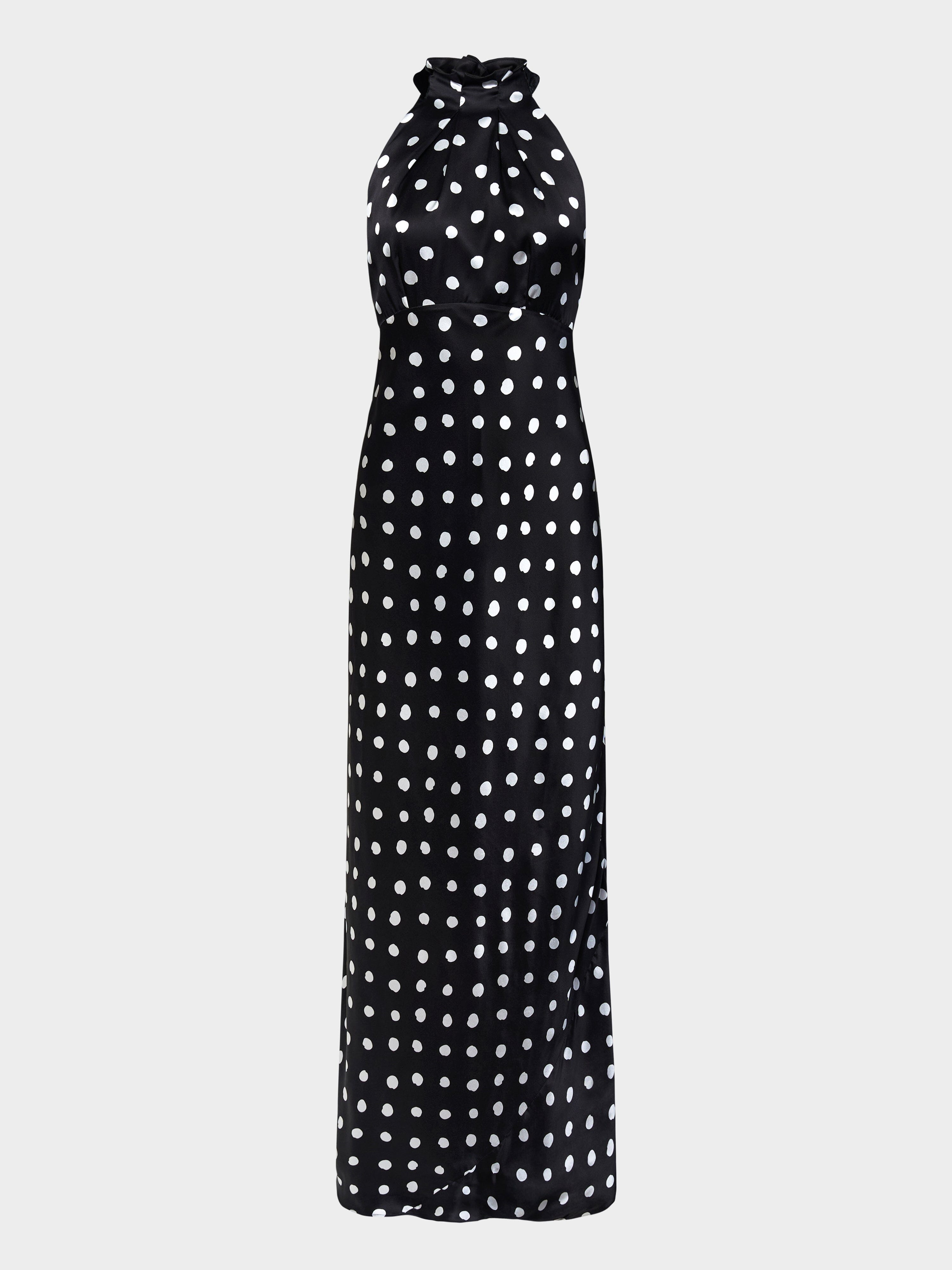 Michelle Dress in Mono Dot Black