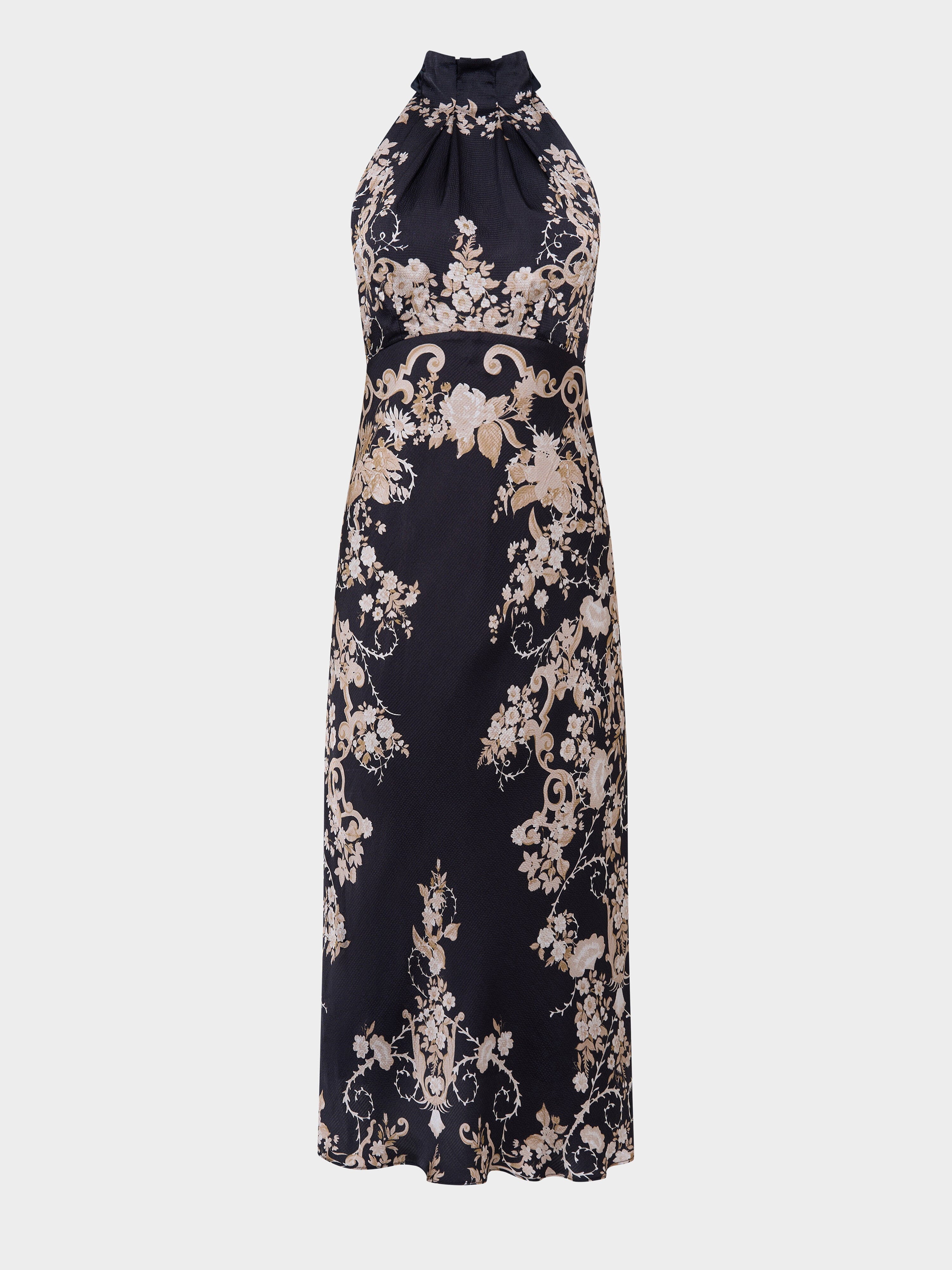 Michelle Midi C Dress in Nerine Noir