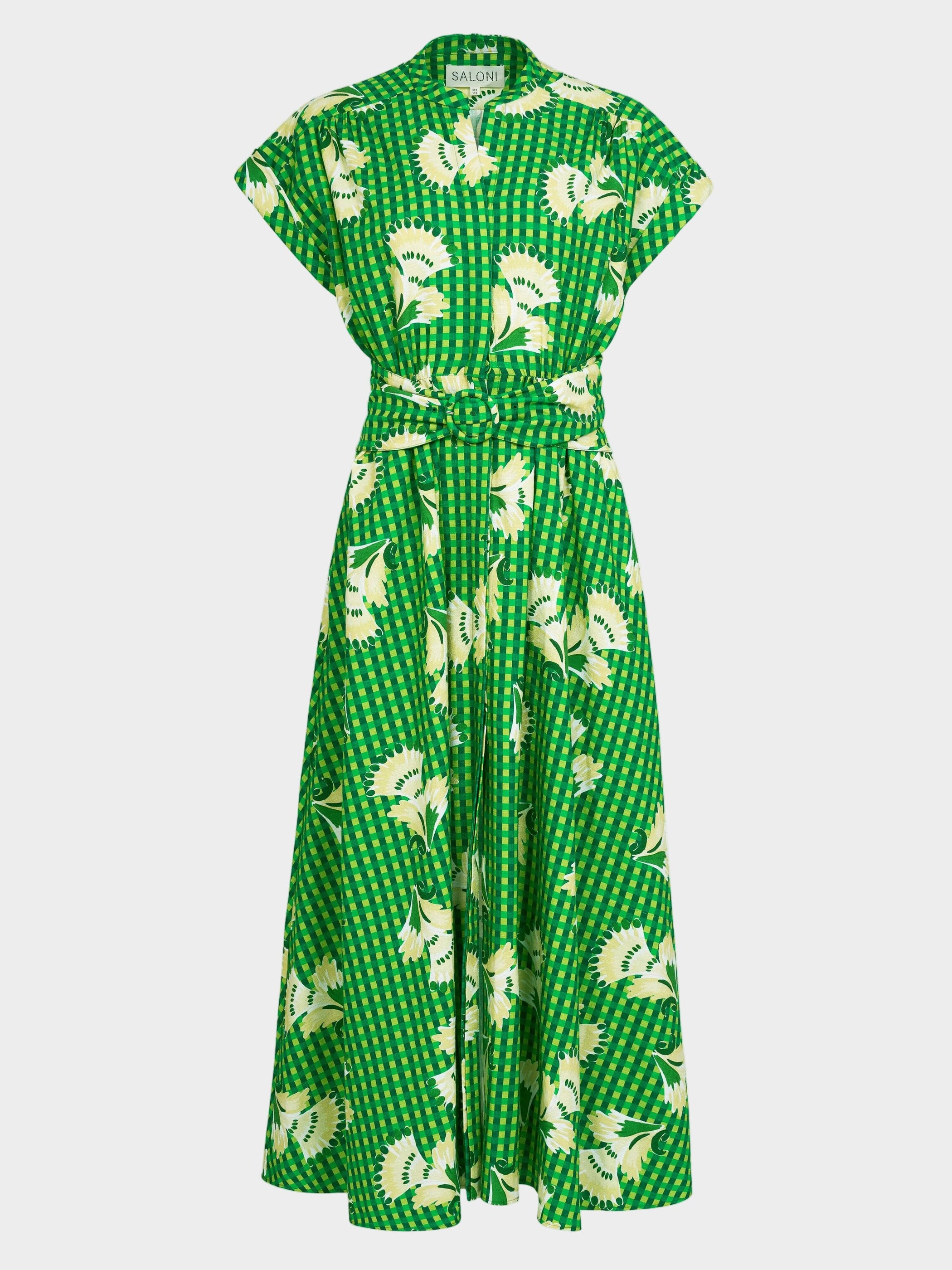 Neesha C Dress in Gingham Bloom