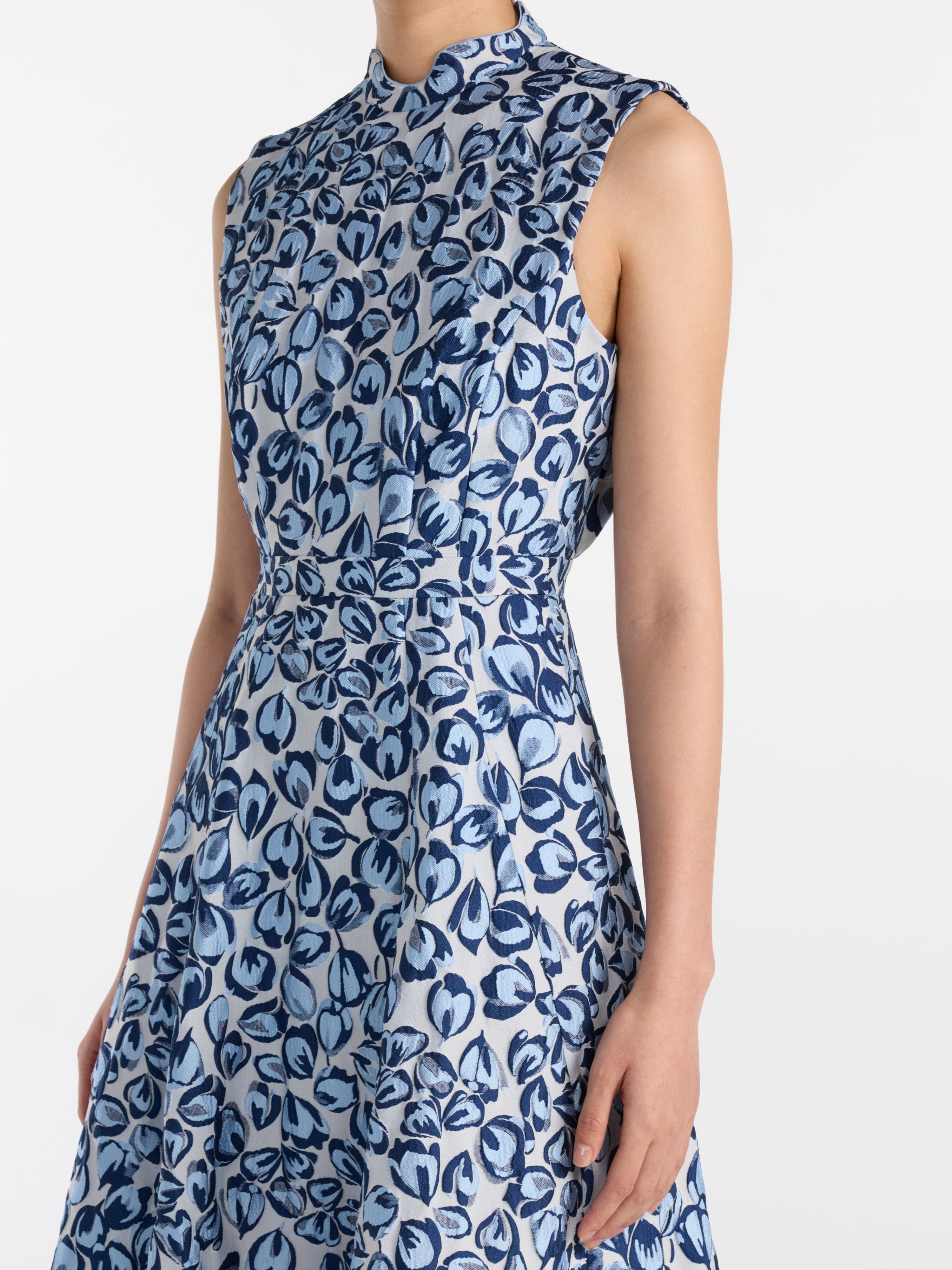 Flora Dress in Porcelain Blues Flora Dress in Porcelain Blues
