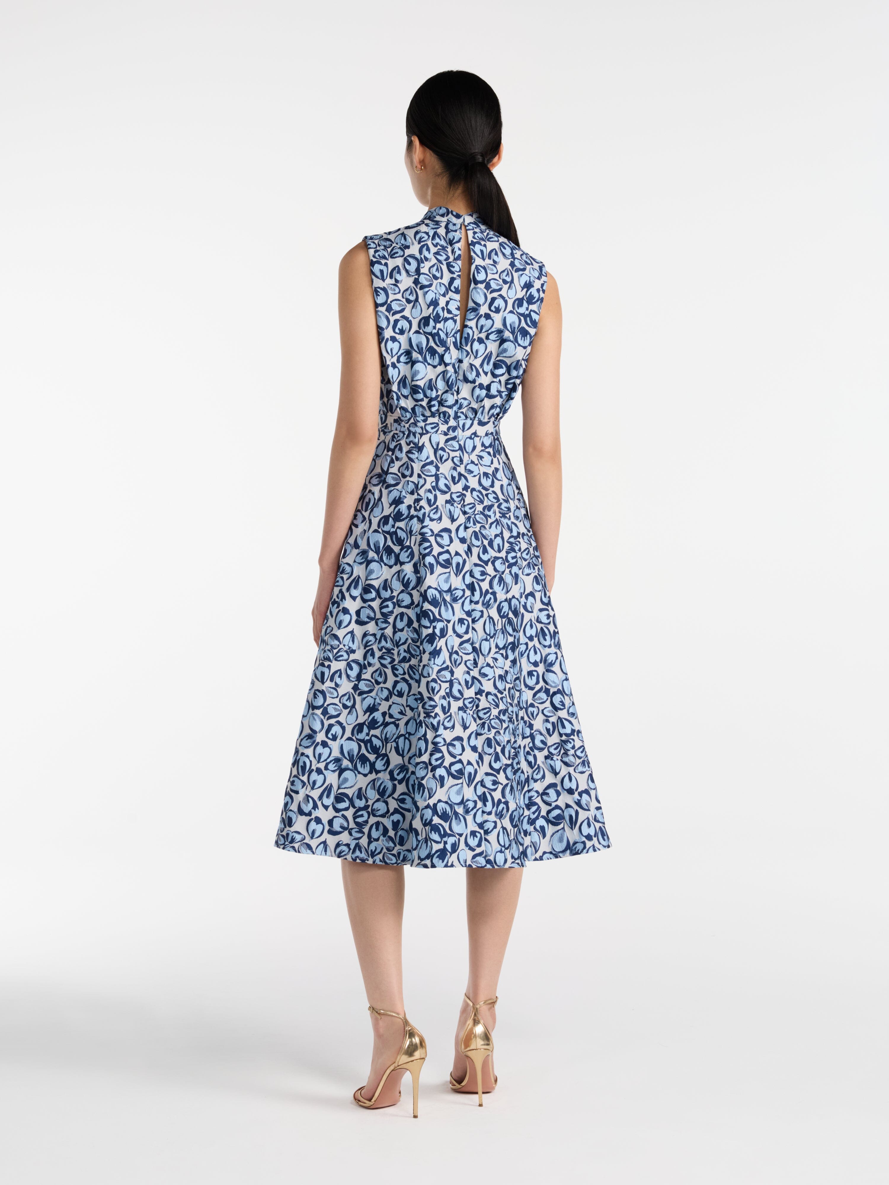Flora Dress in Porcelain Blues Flora Dress in Porcelain Blues