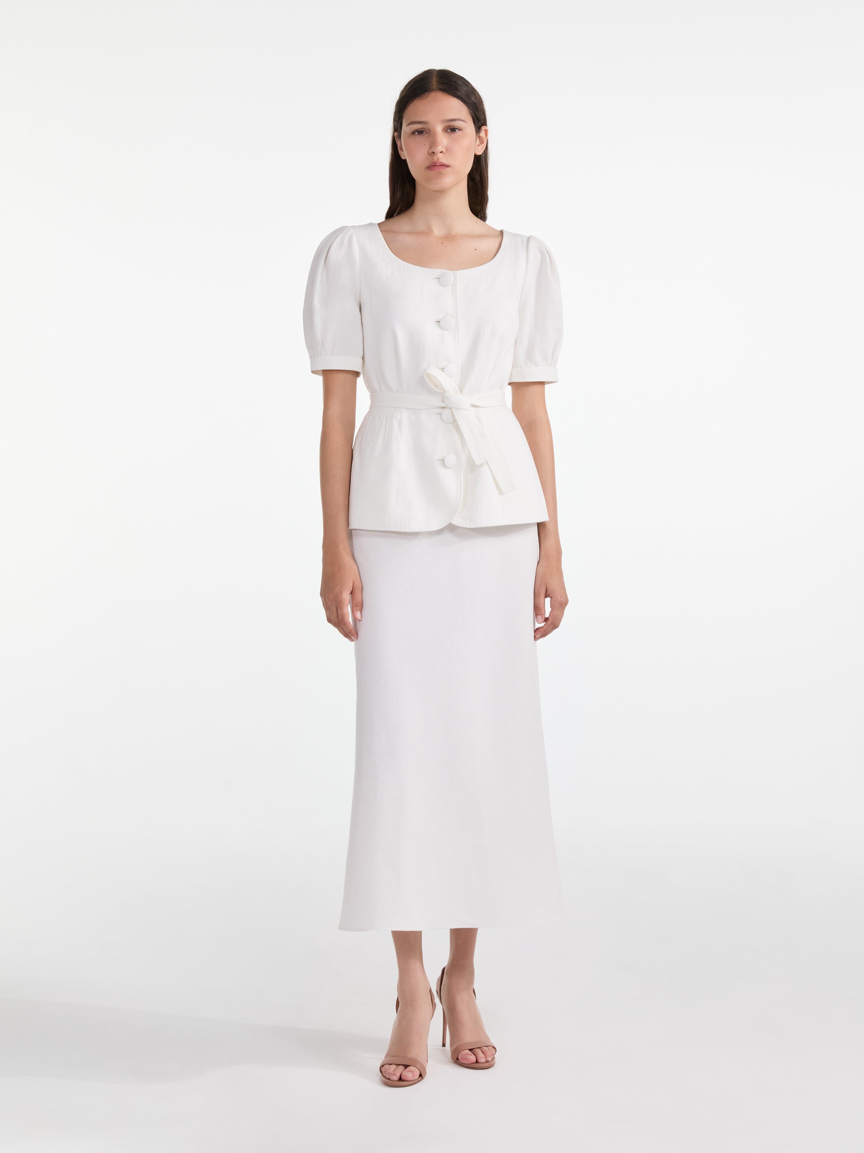Blanca Jacket in Ivory