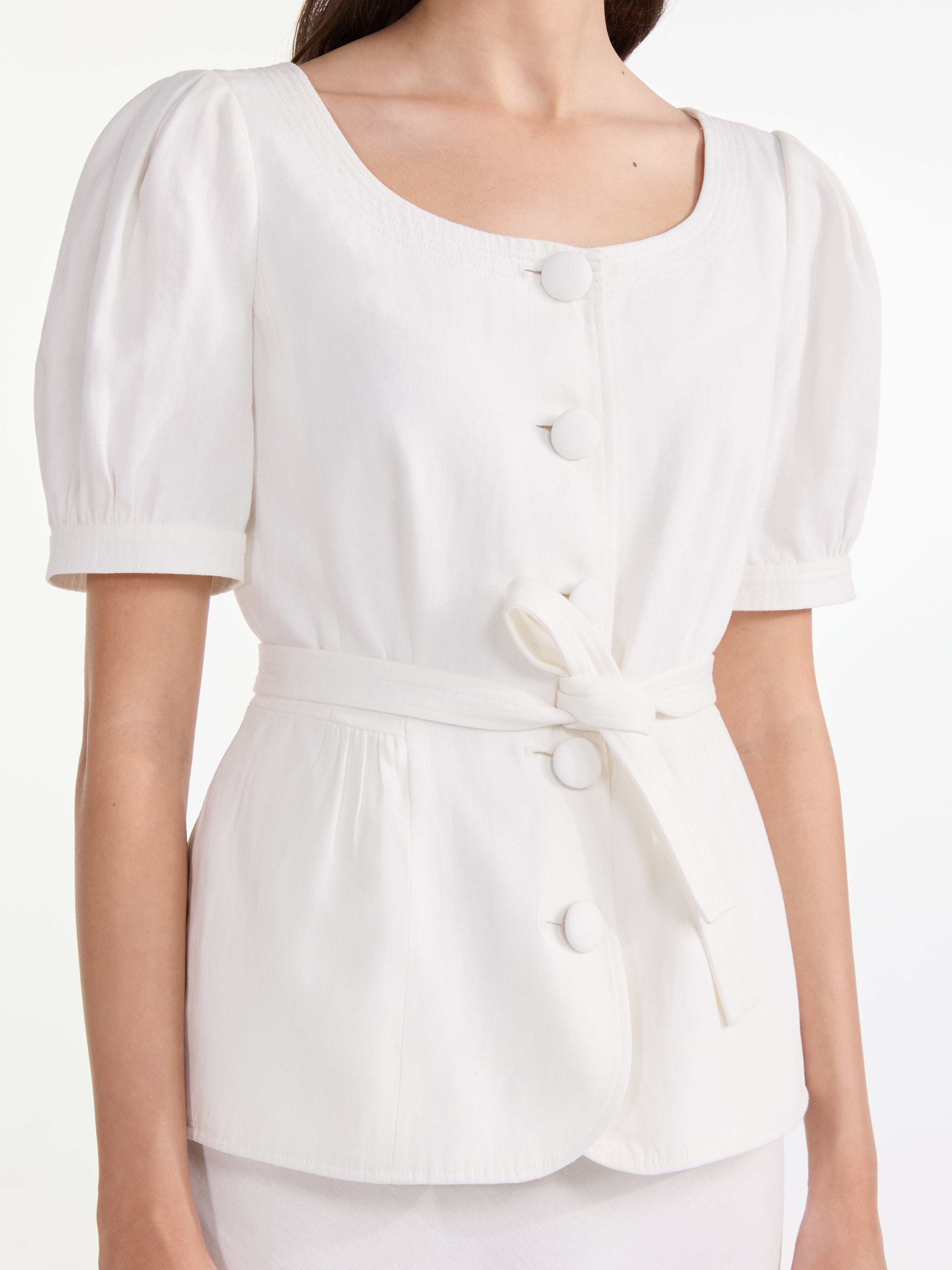 Blanca Jacket in Ivory