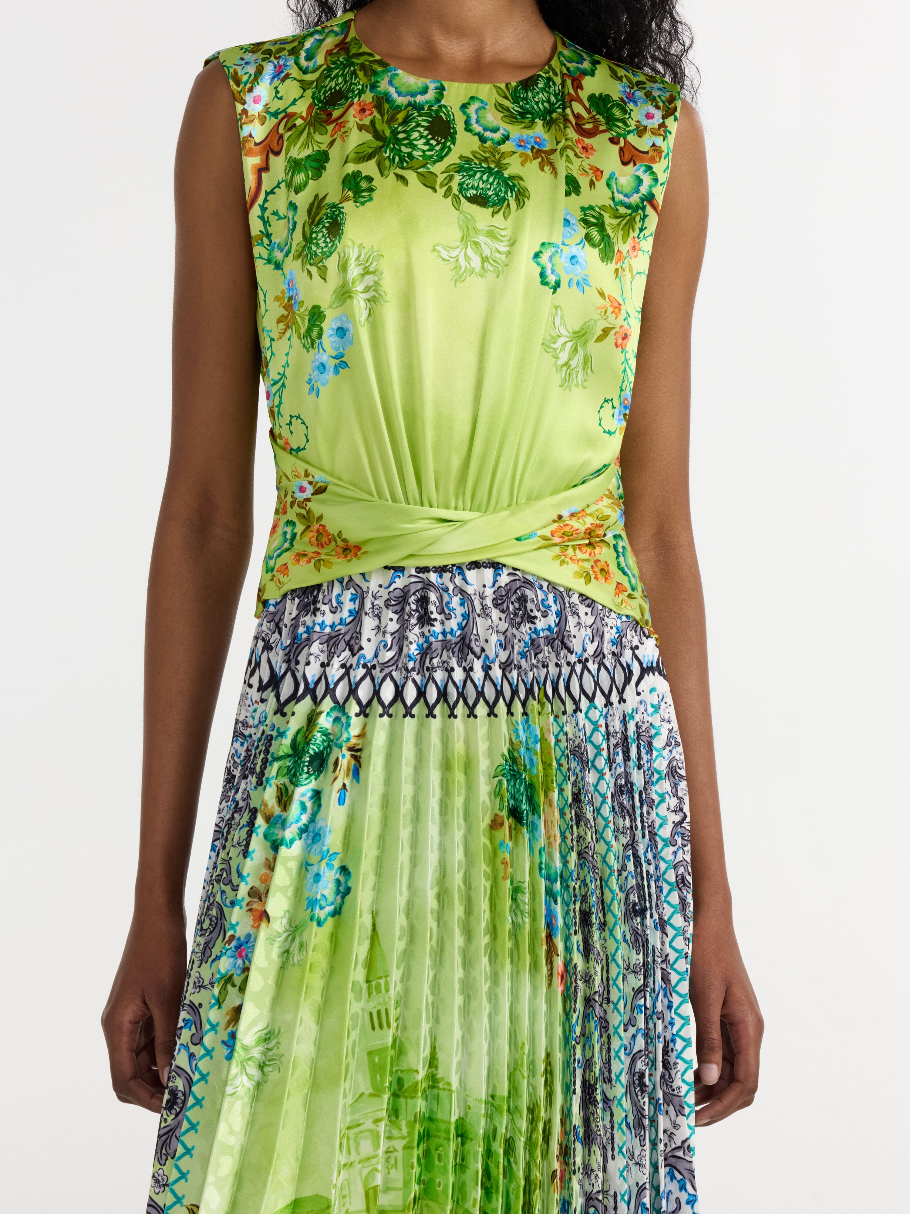 Gwen B Dress in Paeonia Vista