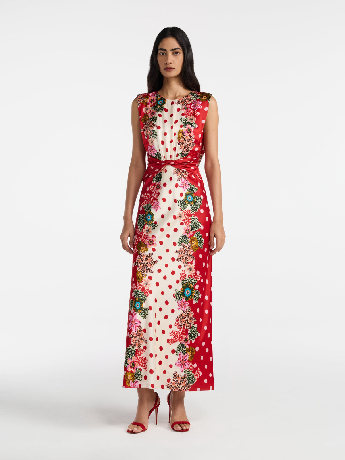 Rustic Rouge Dress Gwen Dress in Plumeria Rouge – SALONI