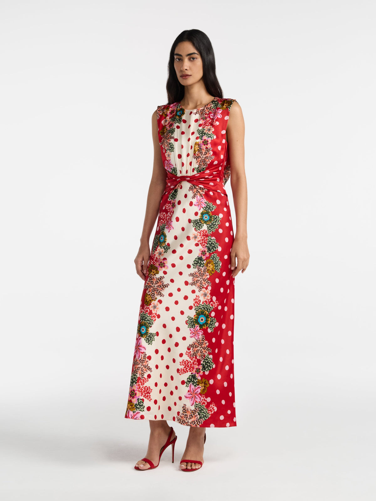 Rustic Rouge Dress Gwen Dress in Plumeria Rouge – SALONI