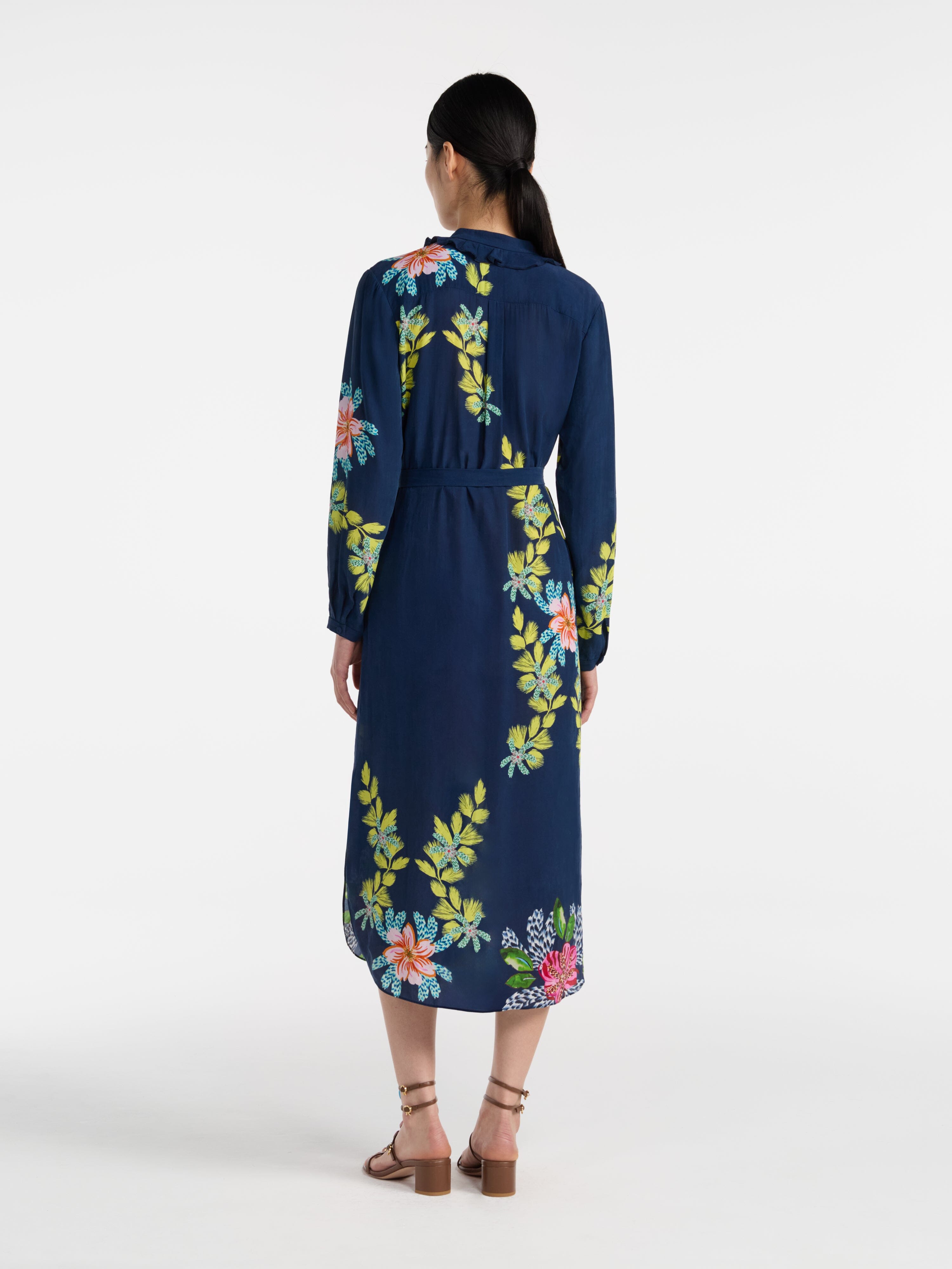 Jada Dress in Hosta Garden