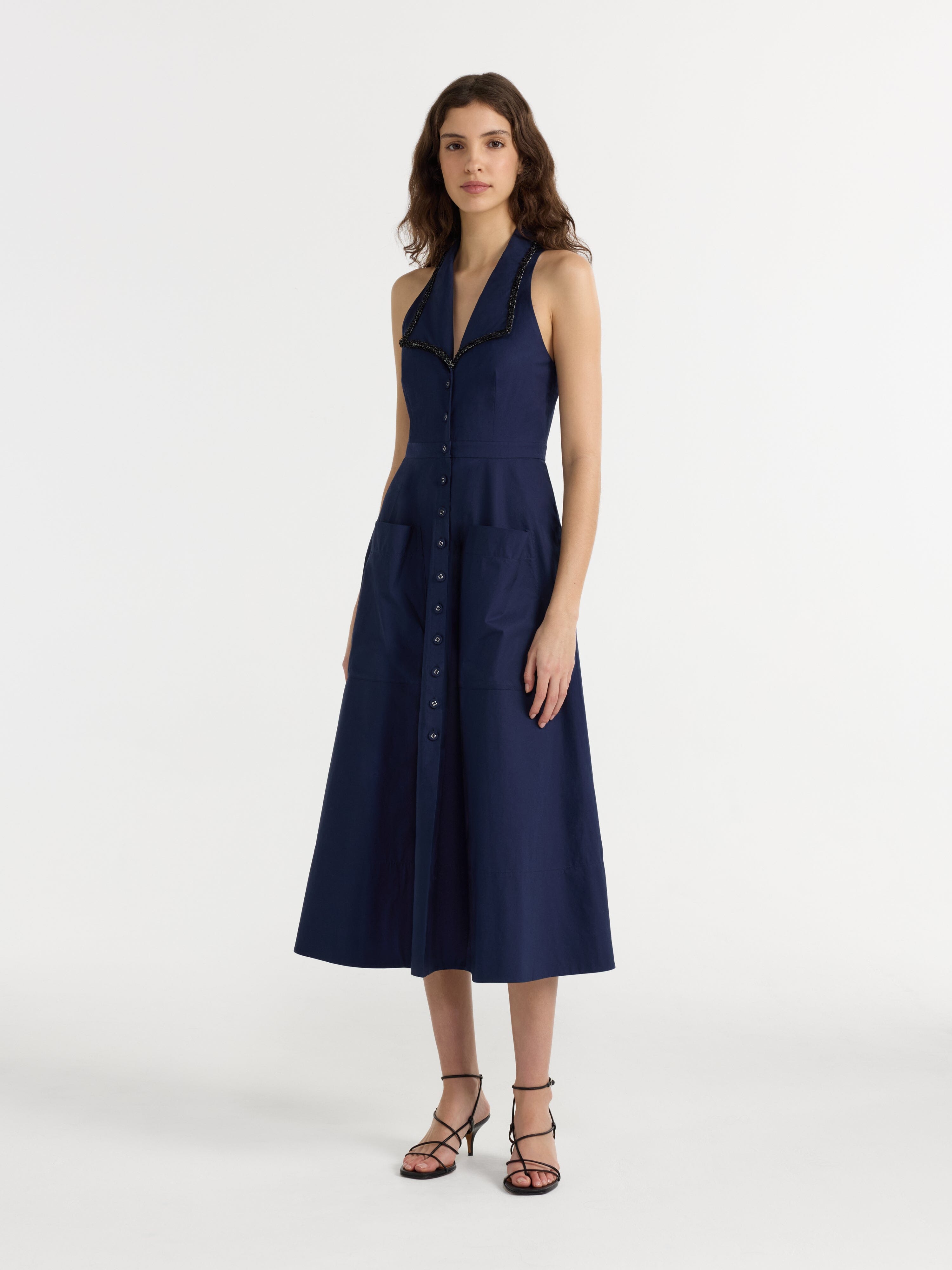 Jessica Dress in True Navy