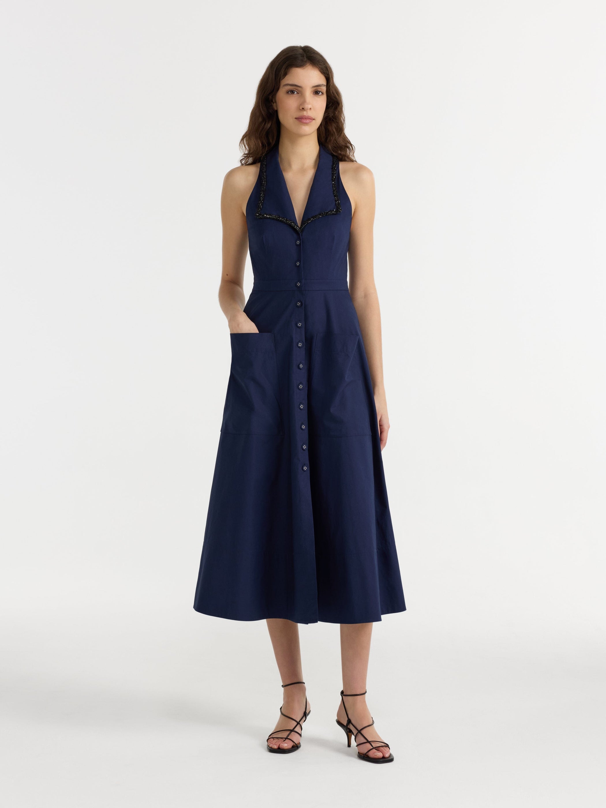 Jessica Dress in True Navy